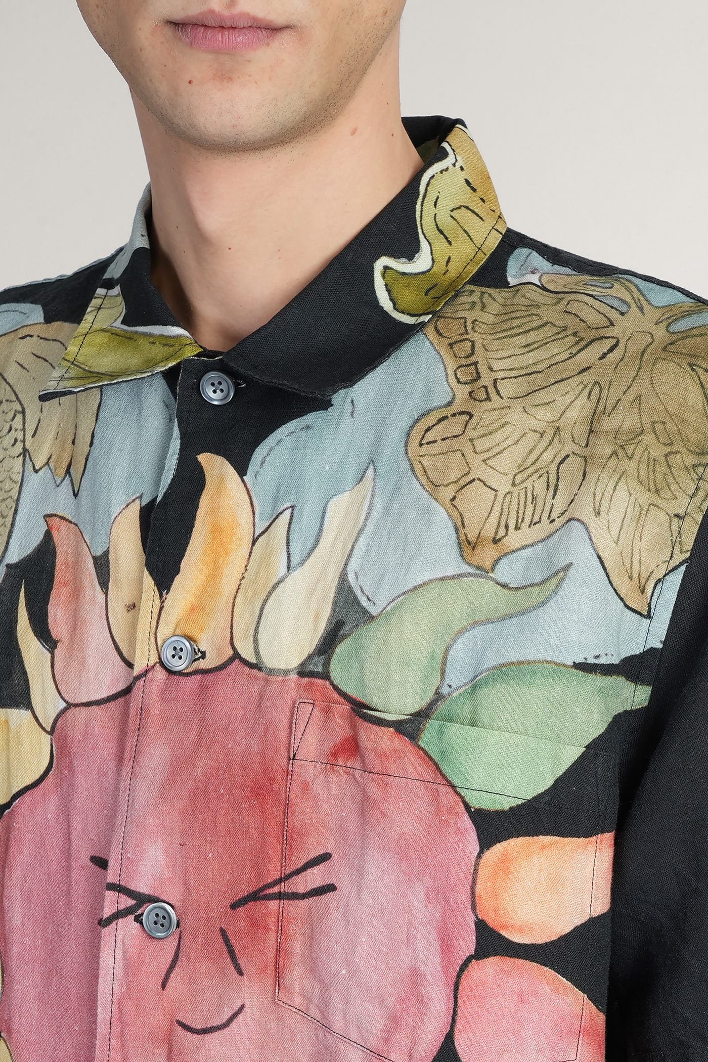 Shop Our Legacy Shirt In Multicolor Linen