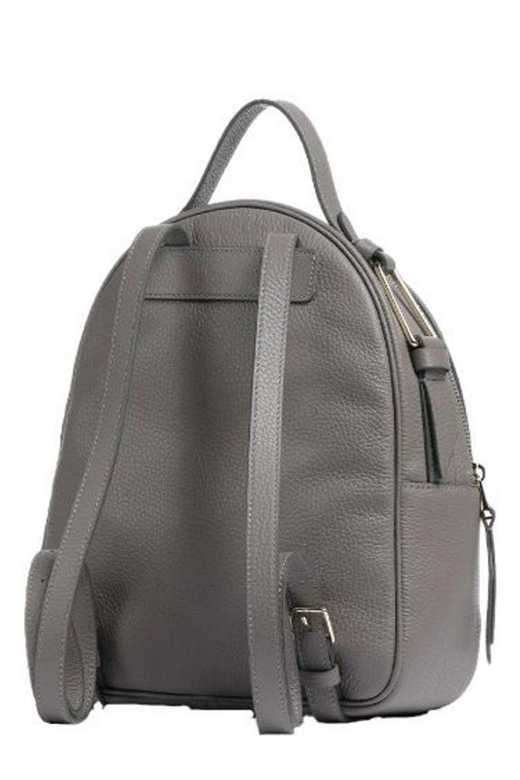 Shop Coccinelle Malory Zipped Medium Backpack In Grafite