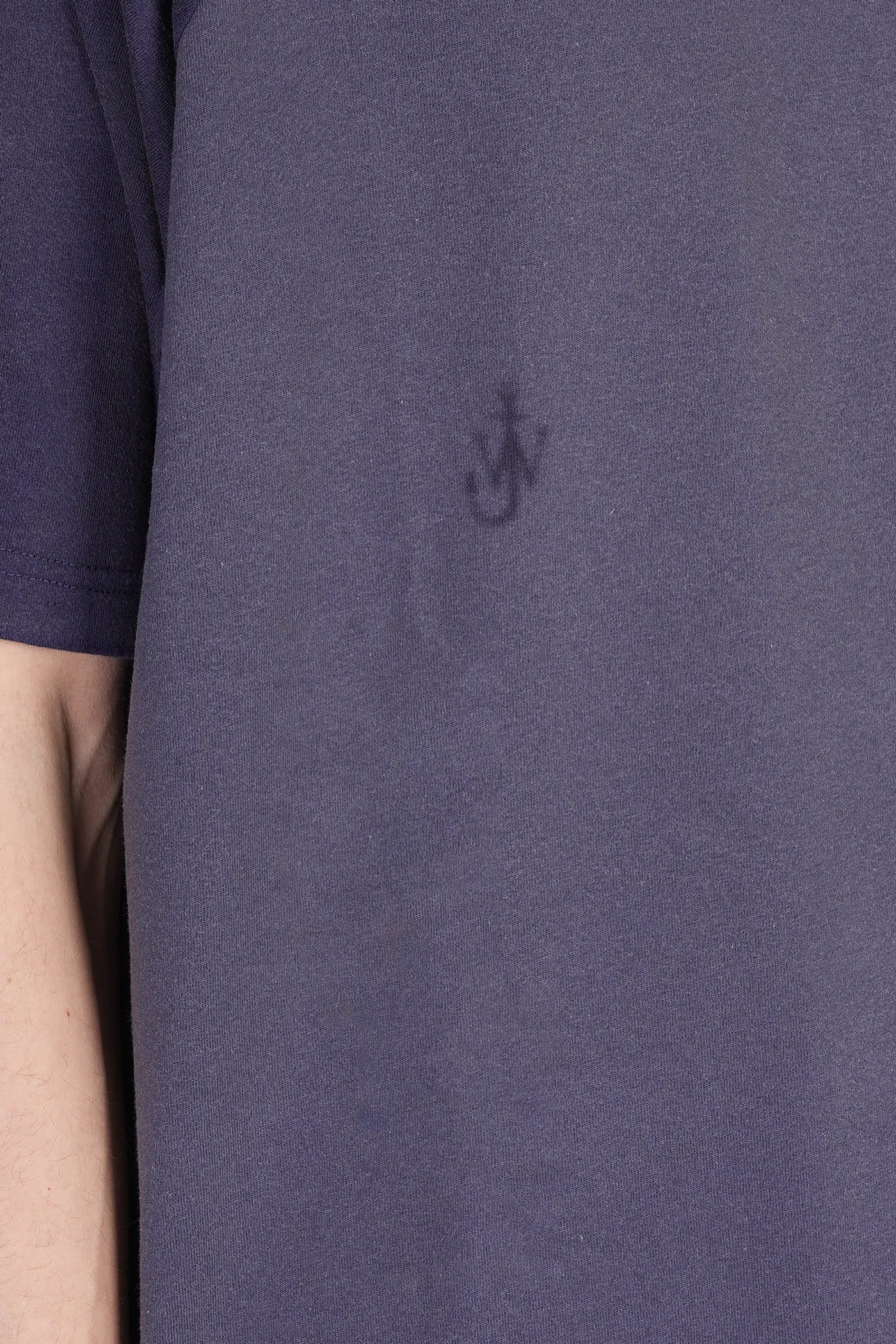 Jw Anderson Cotton T-shirt With Washed Effect