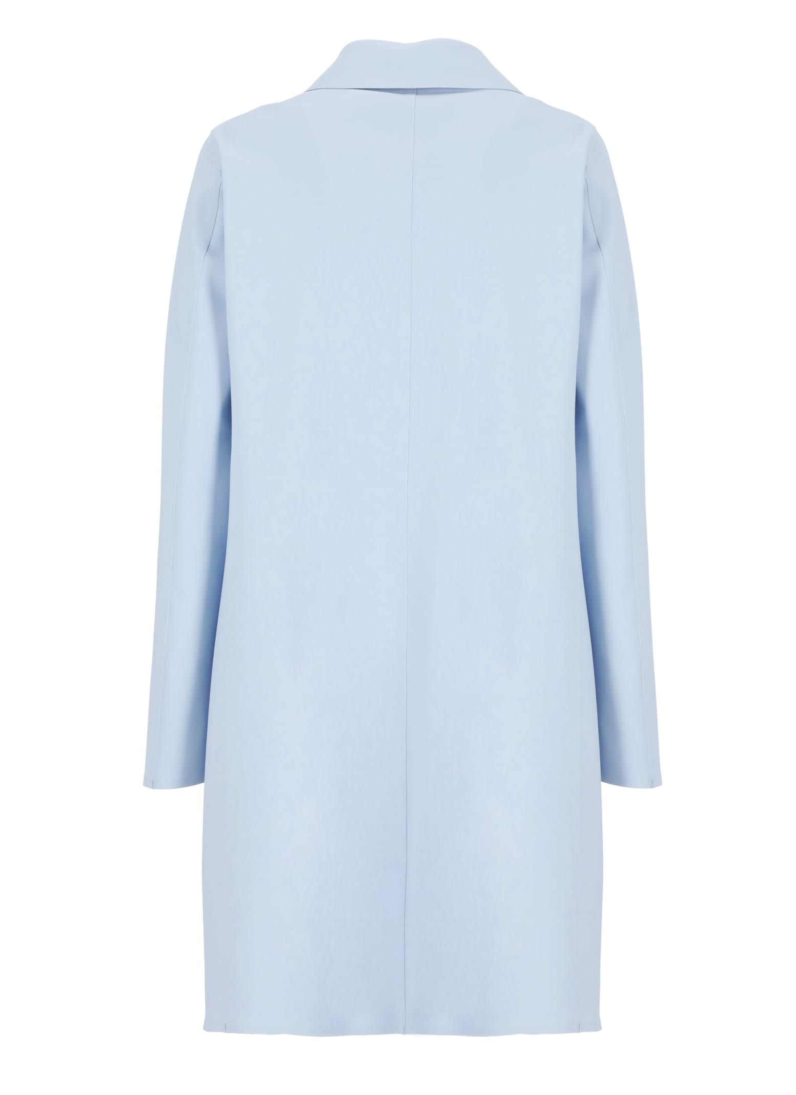 Shop Herno First-act Coat In Light Blue