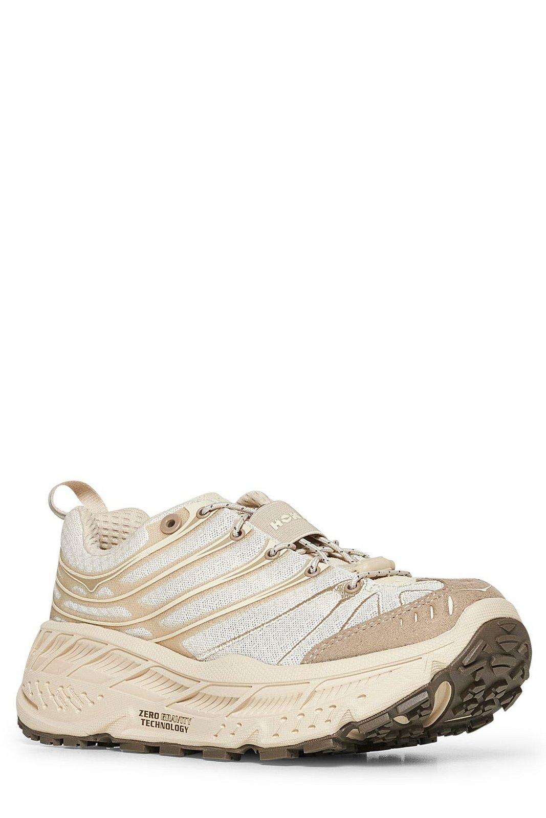 Hoka Stinson Evo Og Rubber-trimmed Mesh Trail Running Sneakers In Neutral