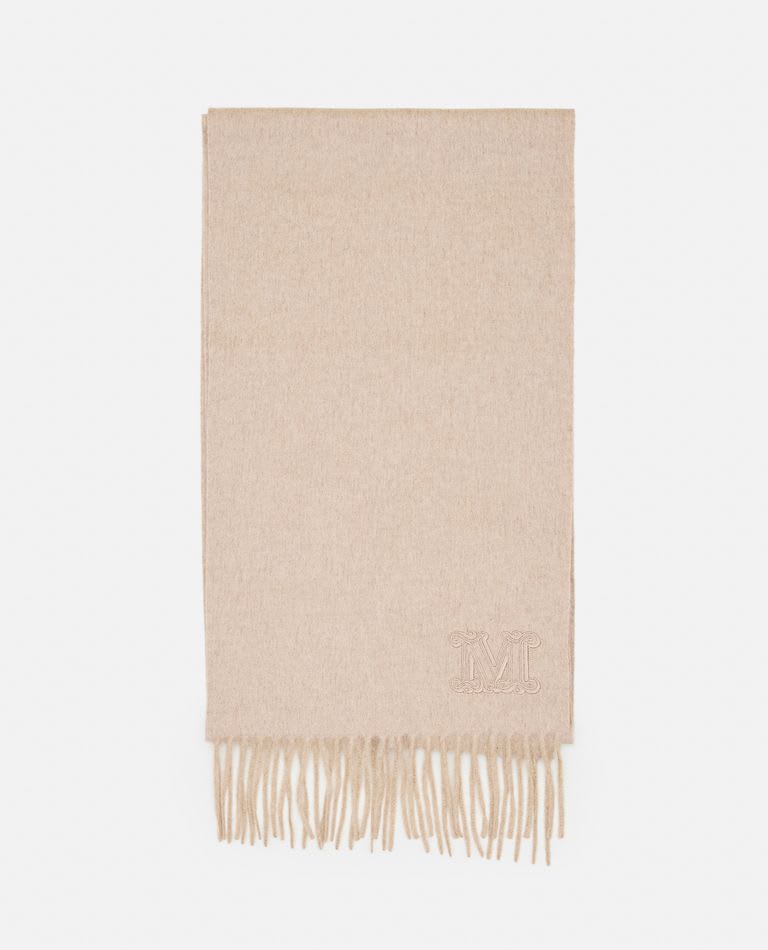 Shop Max Mara Wsdalia Scarf In Beige