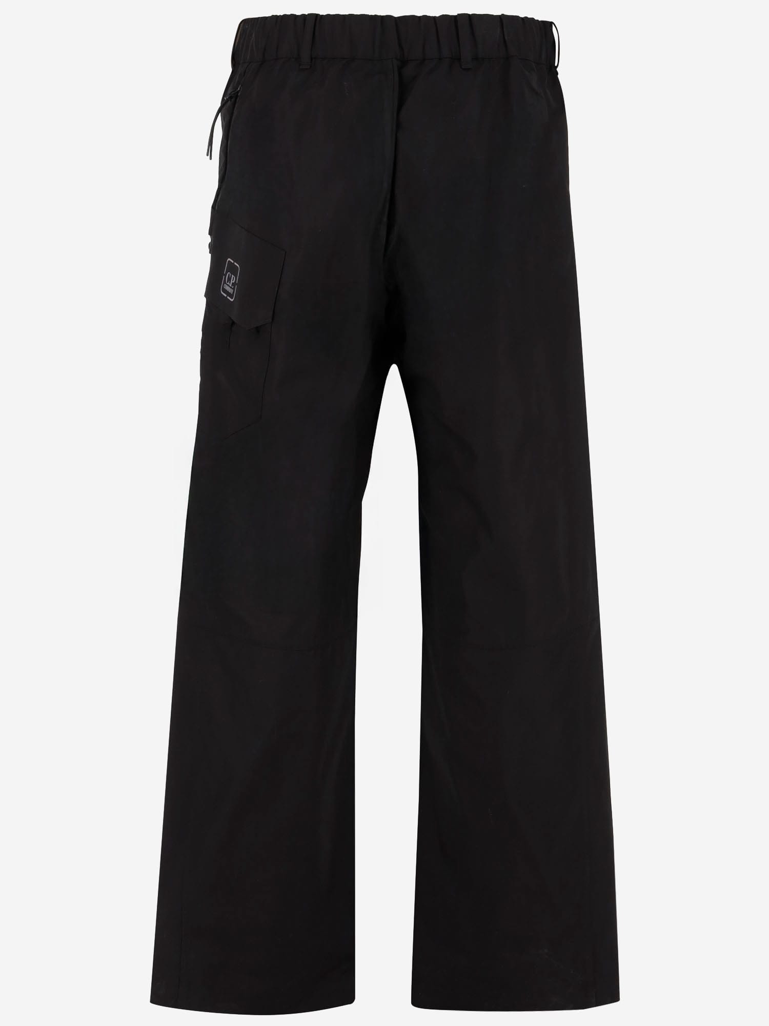 C.p. Company Cp Company Cotton Cargo Pants With Logo In Black