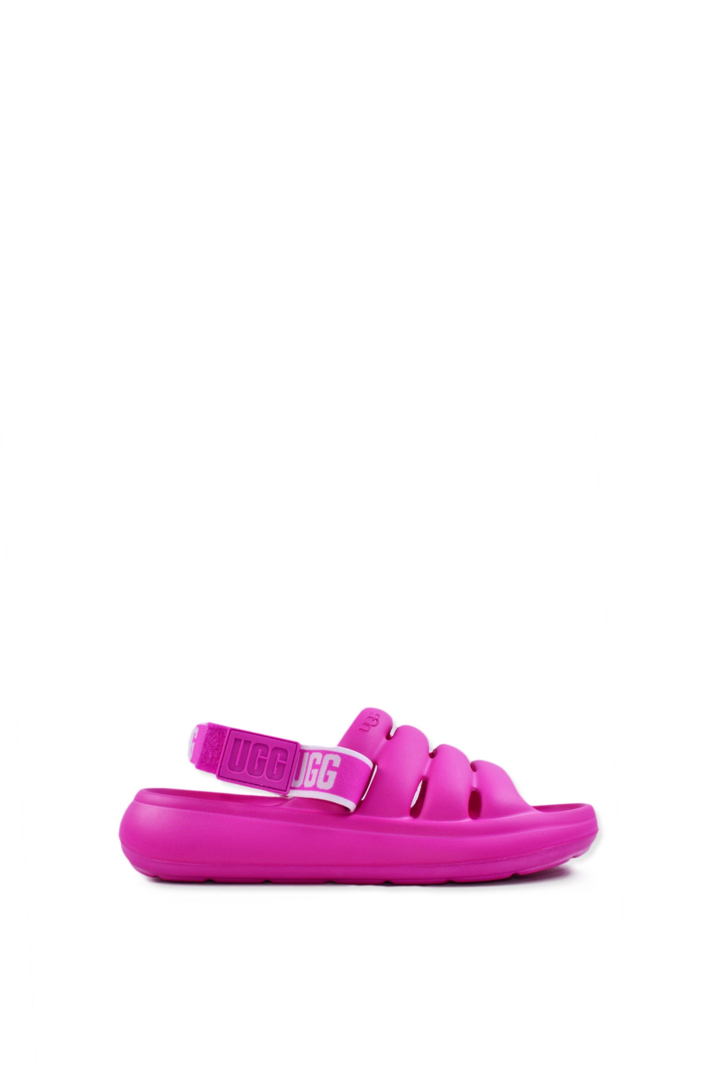 Ugg Kids' Sandals With Strap In Fuchsia