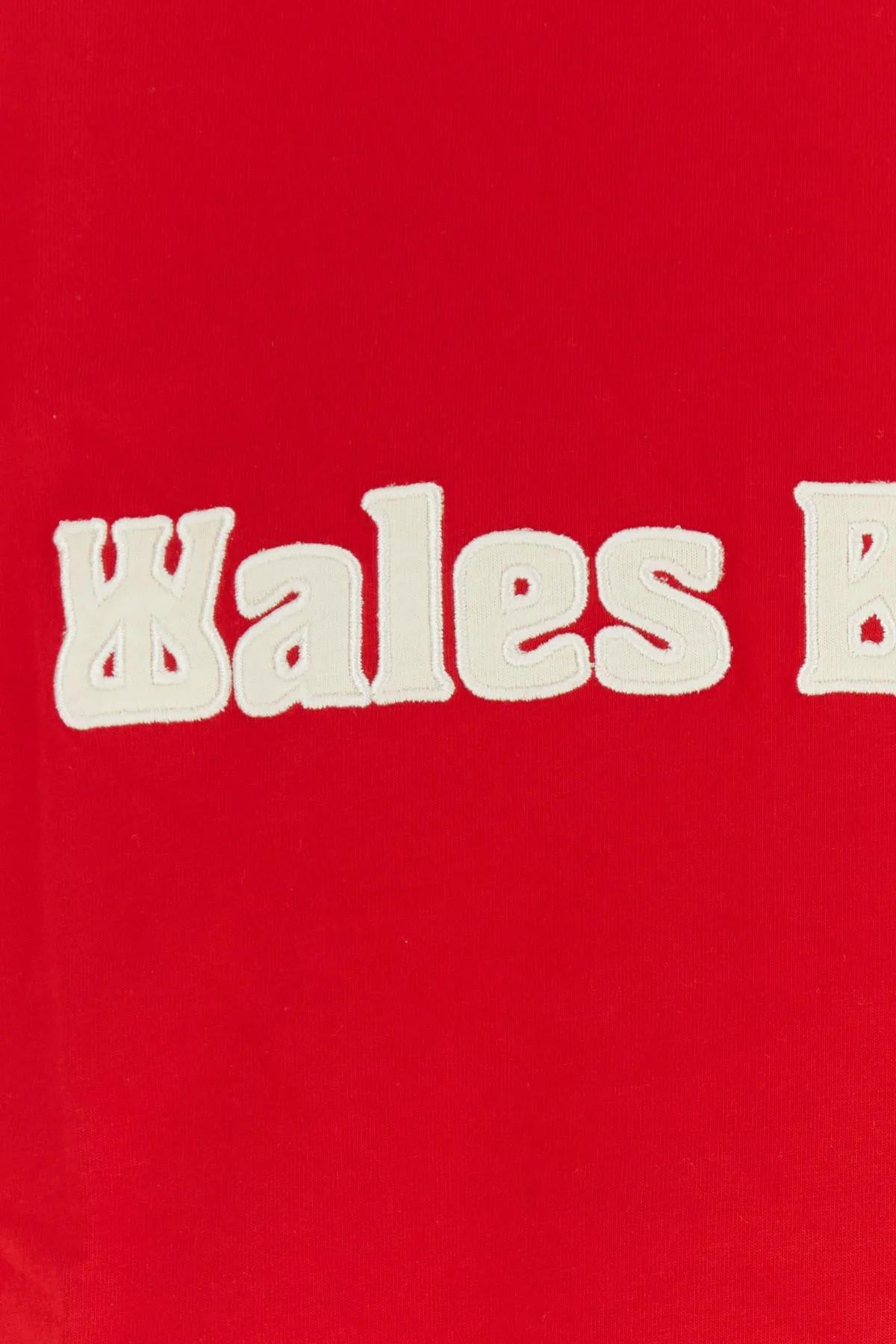 Shop Wales Bonner Red Cotton Sorbonne 56 Oversize T-shirt