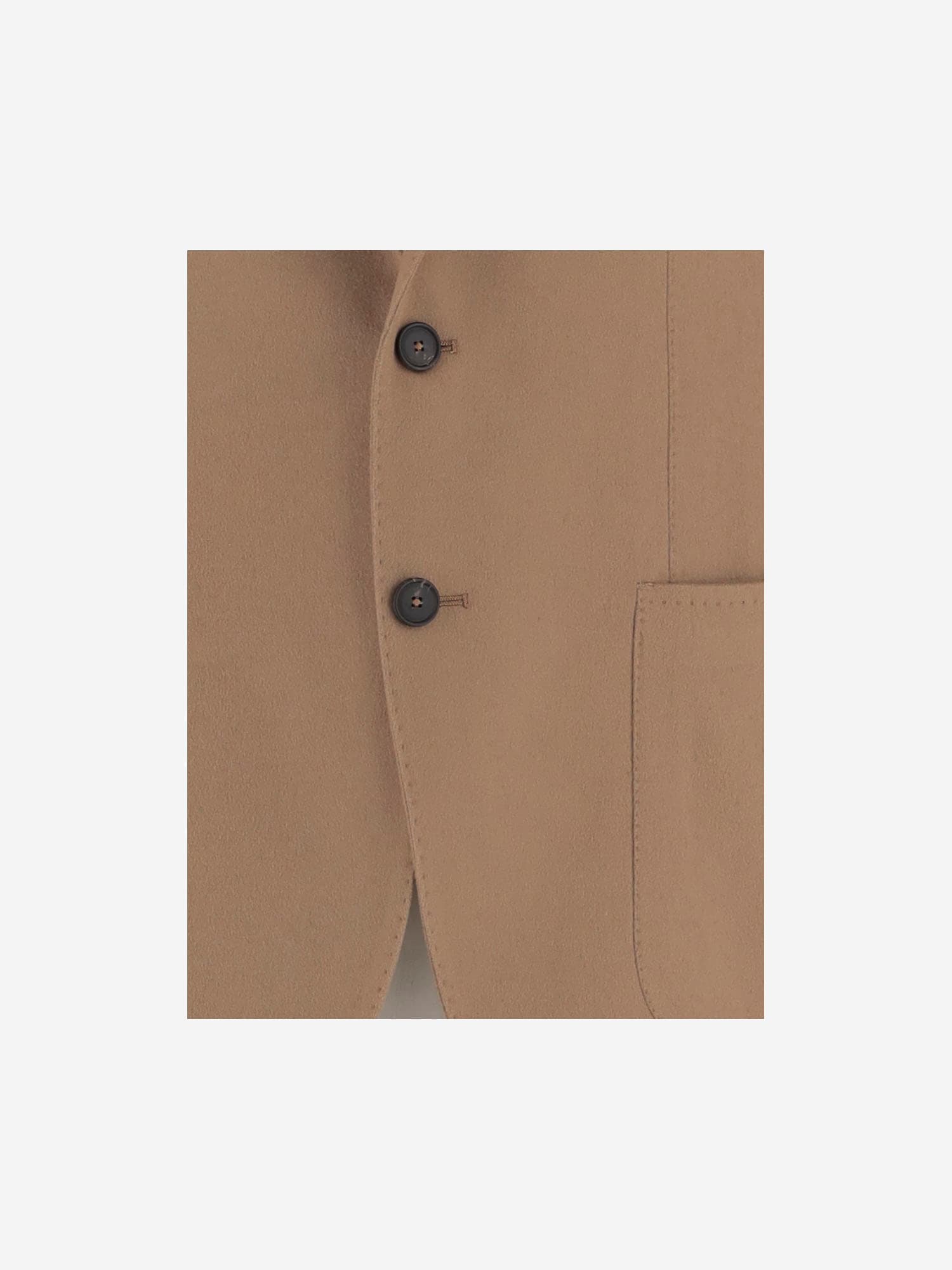 Tagliatore Single-breasted Cashmere Jacket In Brown