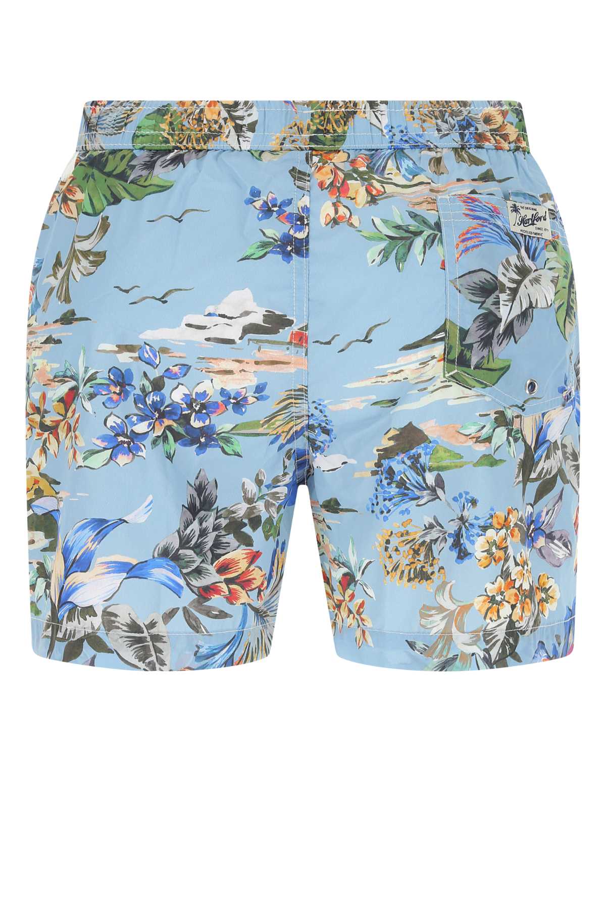 Hartford Printed Polyester Swimming Shorts In 04