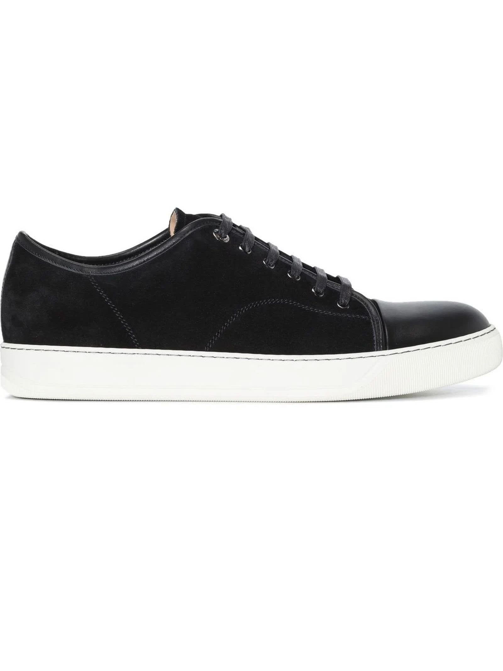 LANVIN BLACK CALFSKIN DBB1 SNEAKERS