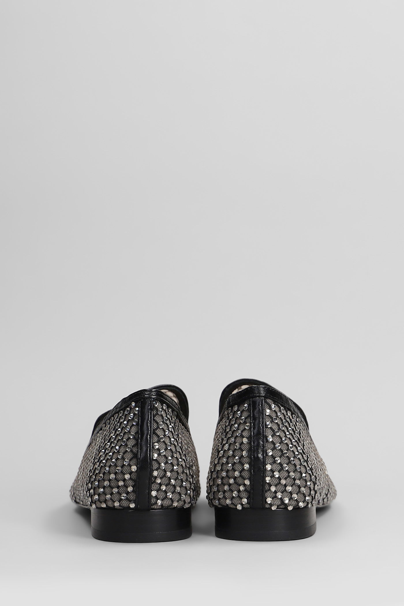 Lola Cruz Tylin Loafers In Black Leather In Black