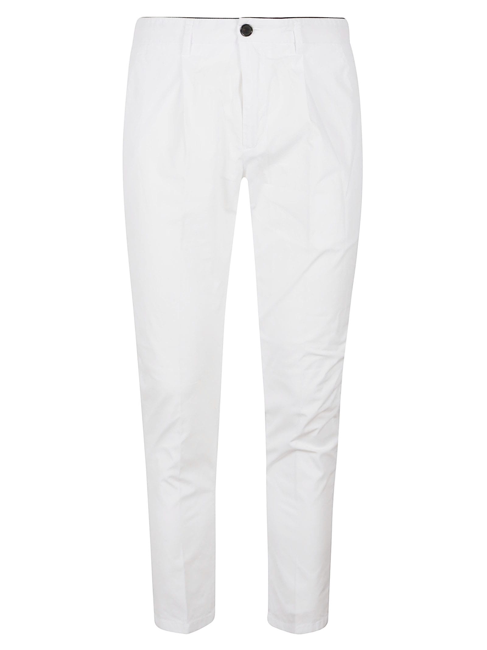 Department Five Prince Pences Chinos Pant In Bianco Ottico