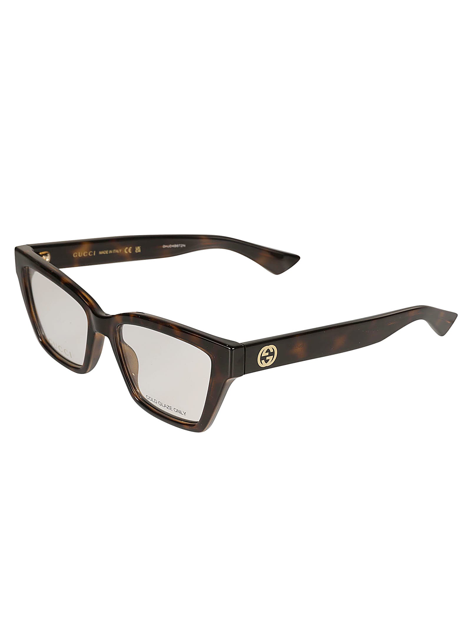 Gucci Rectangle Logo Lens Frame In Black