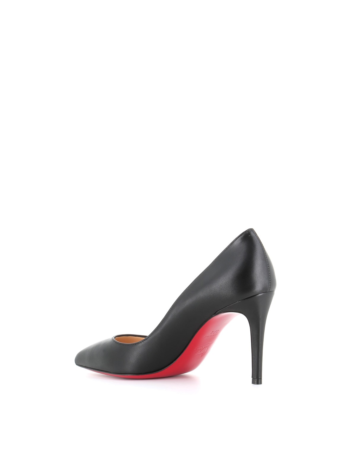 Shop Christian Louboutin Décolleté Pigalle 85 In Black