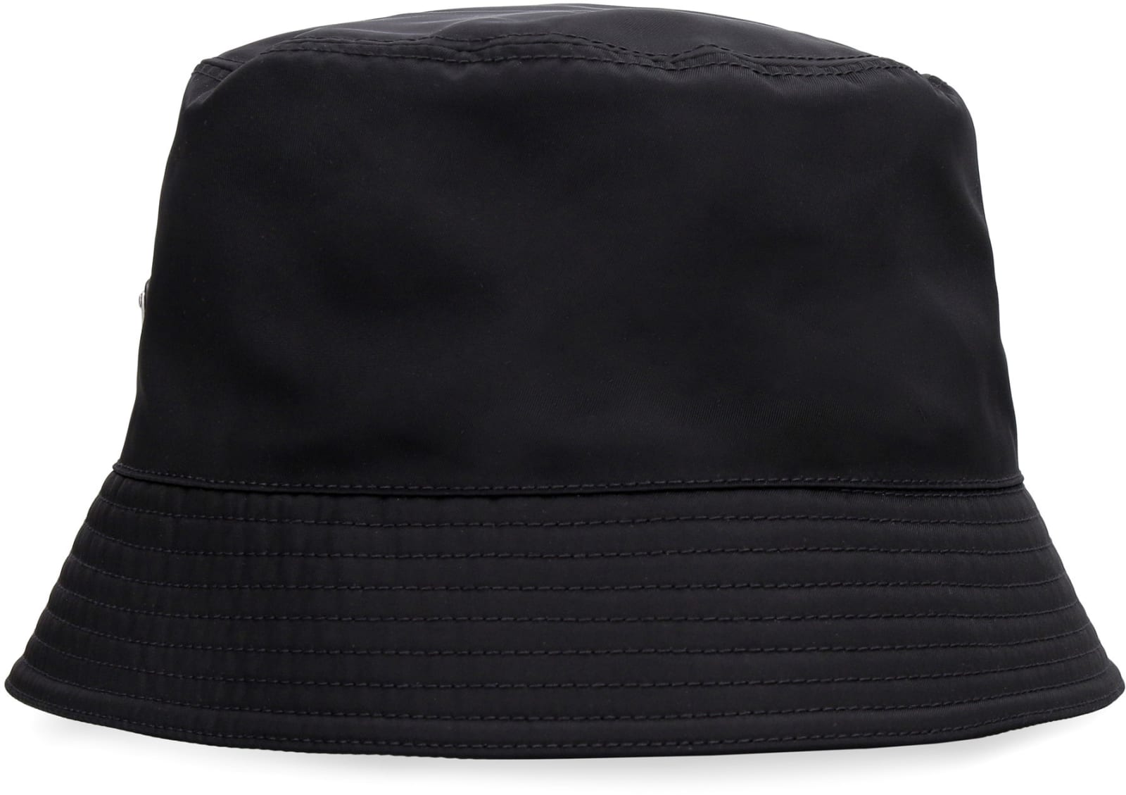 Shop Prada Re-nylon Hat In Black