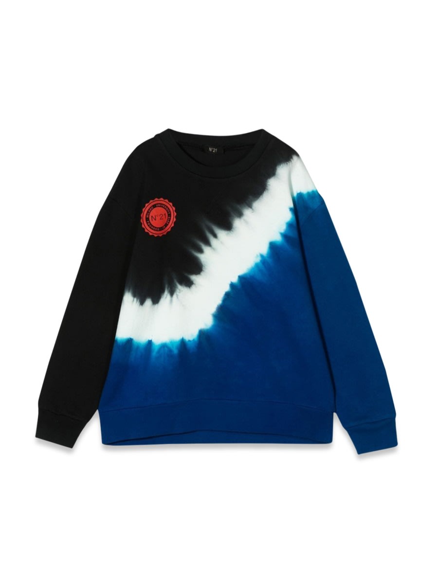 Shop N°21 Sweatshirt Over Tye & Die In Blue