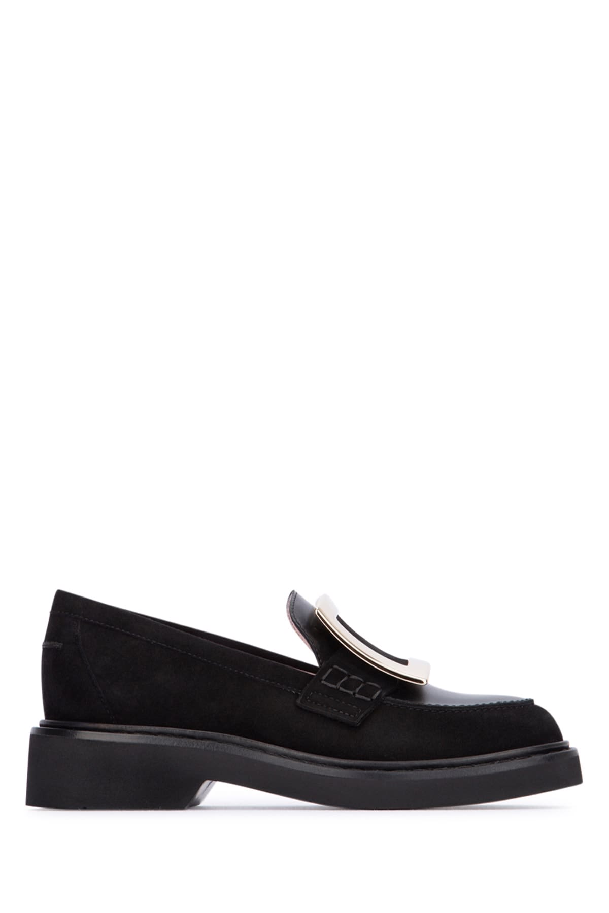 Shop Roger Vivier Viv Rangers Met Buc Loafer 25 In Nero