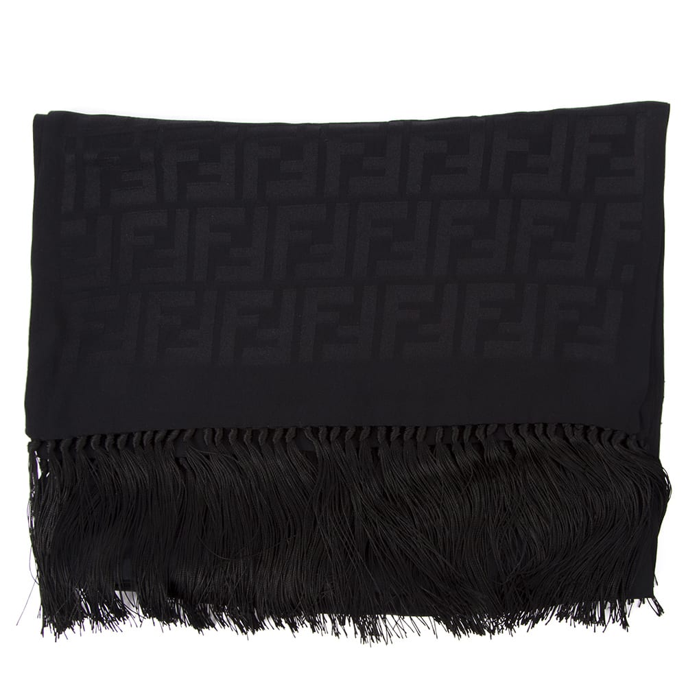 fendi scarf black
