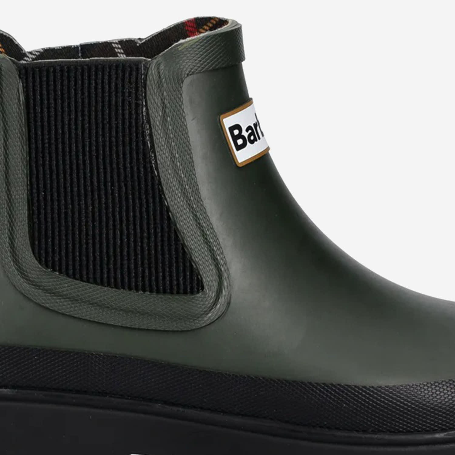 Barbour Halton Waterproof Chelsea Rain Boot In Green