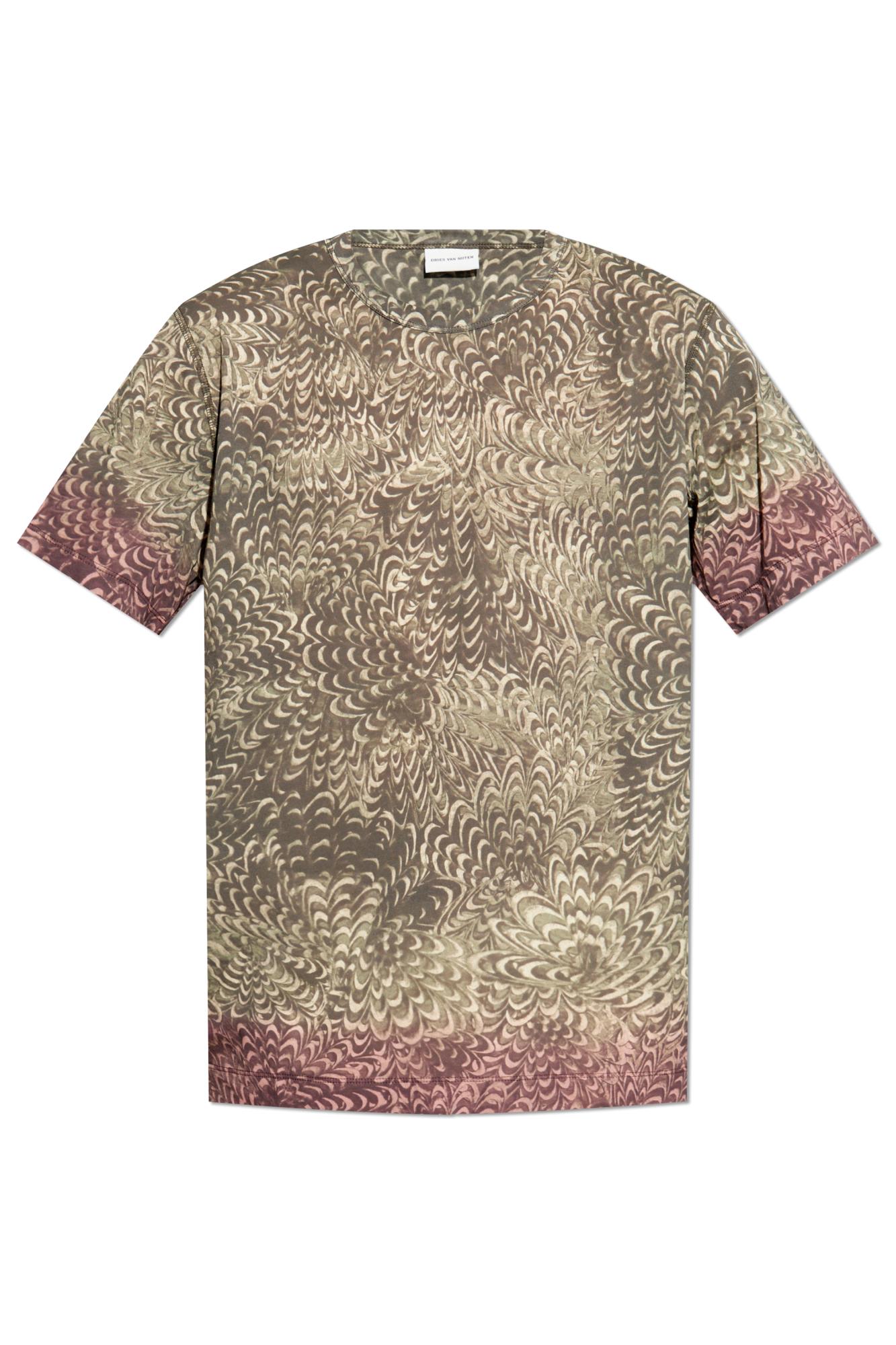 Dries Van Noten Patterned T-shirt In Multicolour