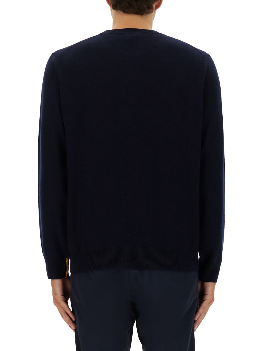 Paul Smith Cashmere Sweater In Animal Print