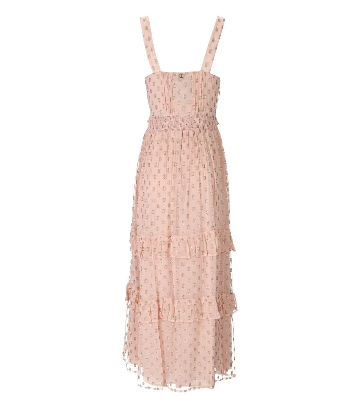 Shop Twinset Pink Long Dress