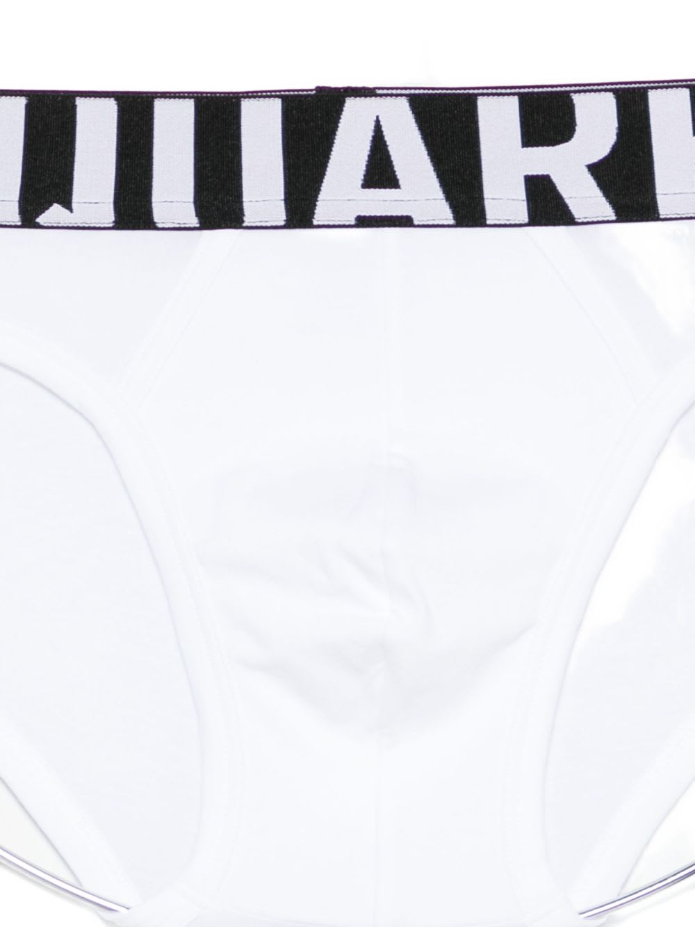Dsquared2 Dsquared White Cotton Blend Briefs In White