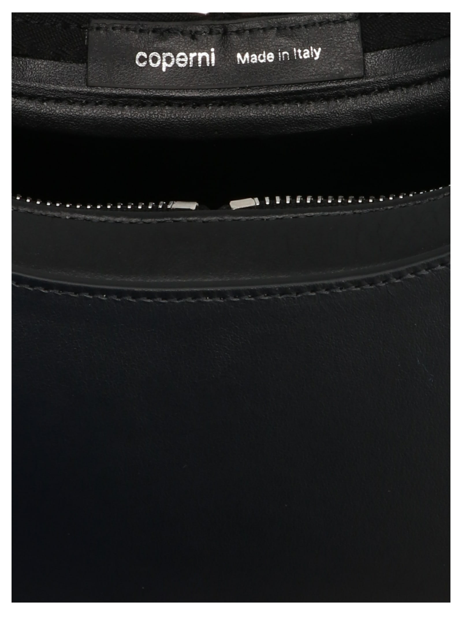 Shop Coperni Baguette Swipe Handbag In Black