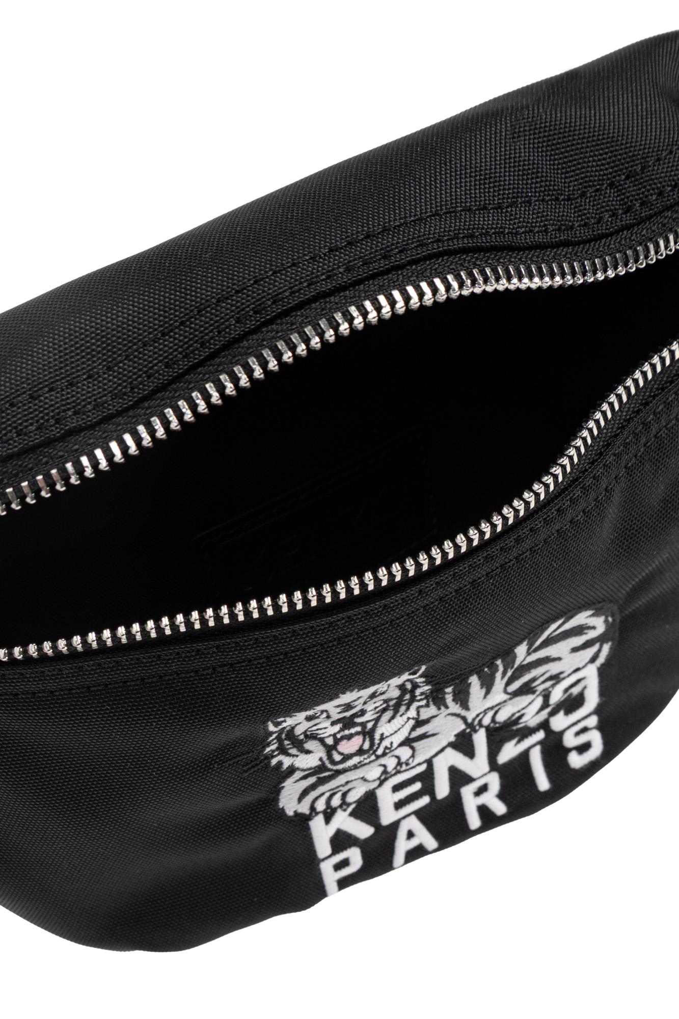 Kenzo Dog Waist Bag In Black