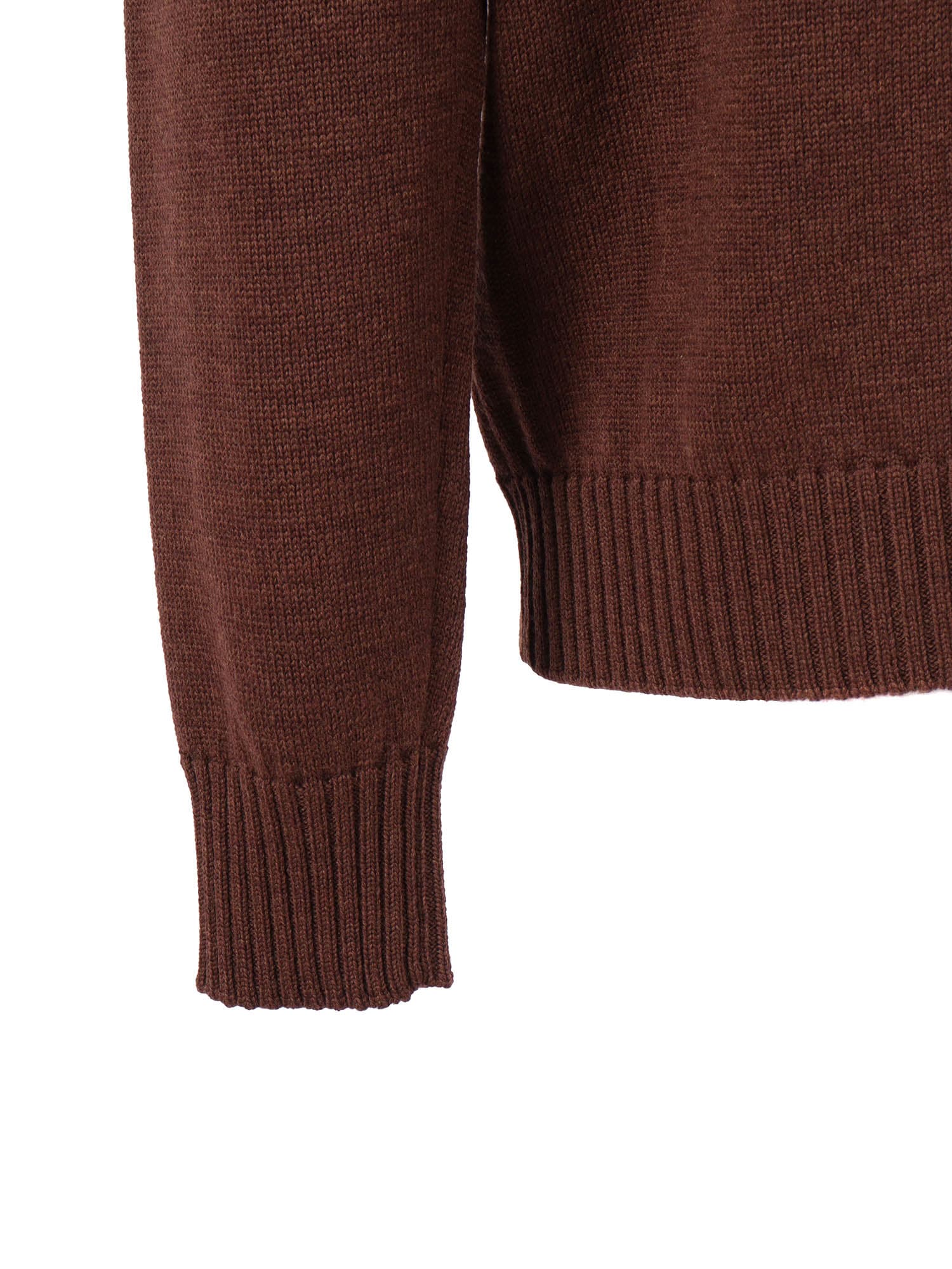 Ballantyne Turtleneck Wool Pullover In Brown