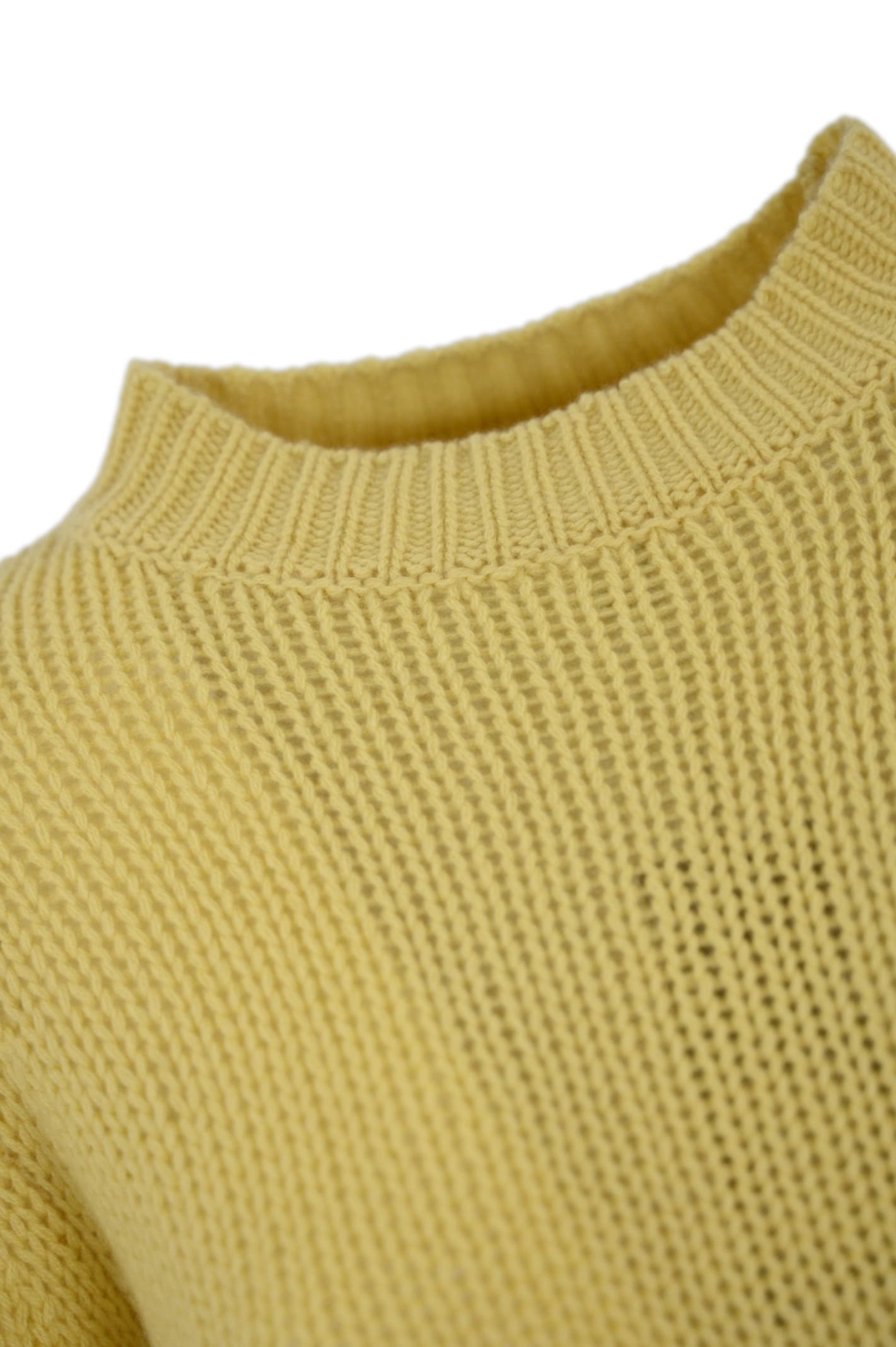 Shop Weekend Max Mara Dalida Cashmere Sweater In Giallo