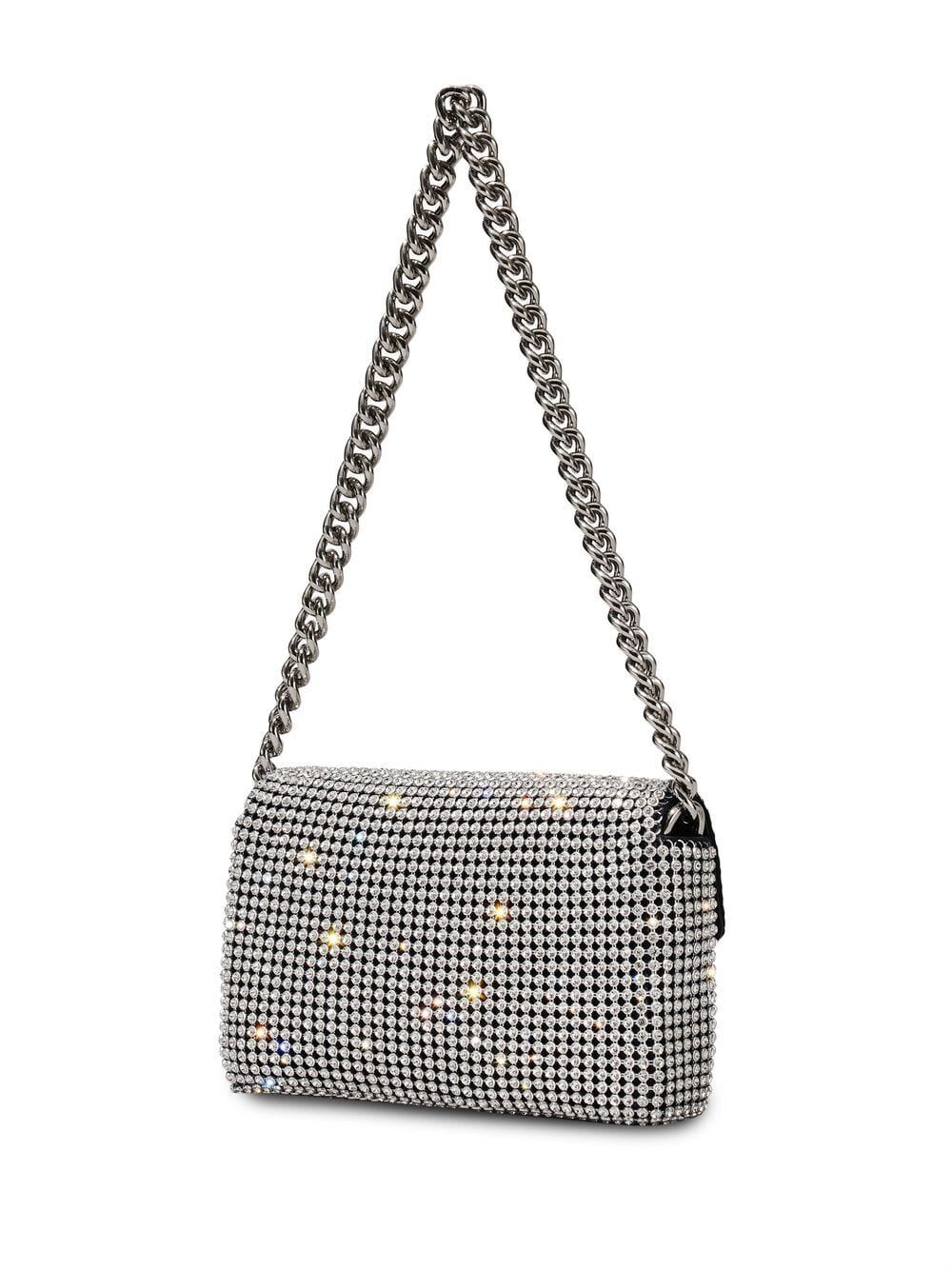 Shop Marc Jacobs The Mini Shoulder Bag In Crystals