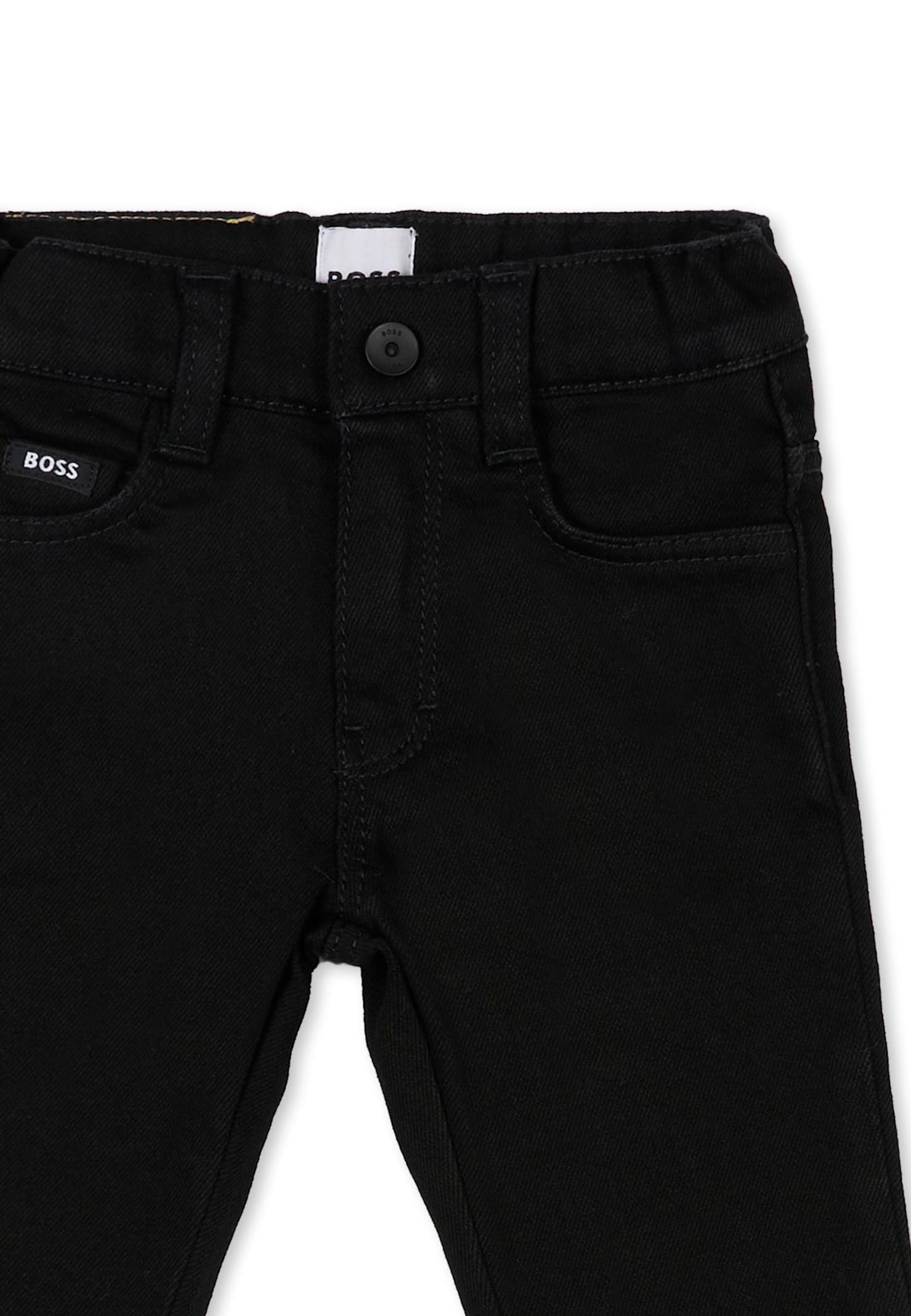 Hugo Boss Black Jeans For Baby Boy In Black