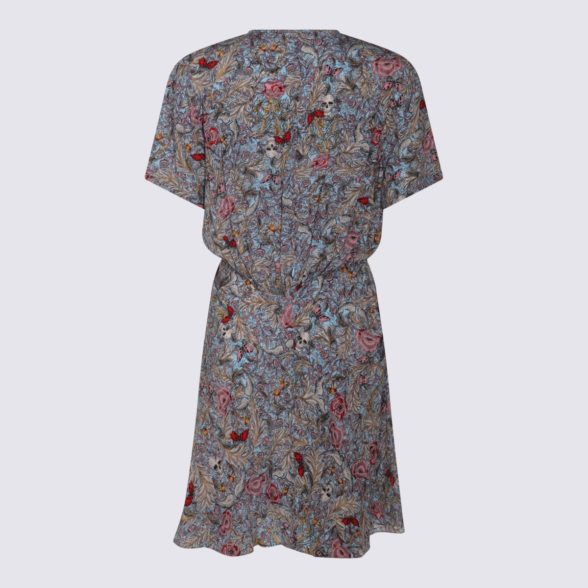 Zadig & Voltaire Multicolor Viscose Dress In Mist