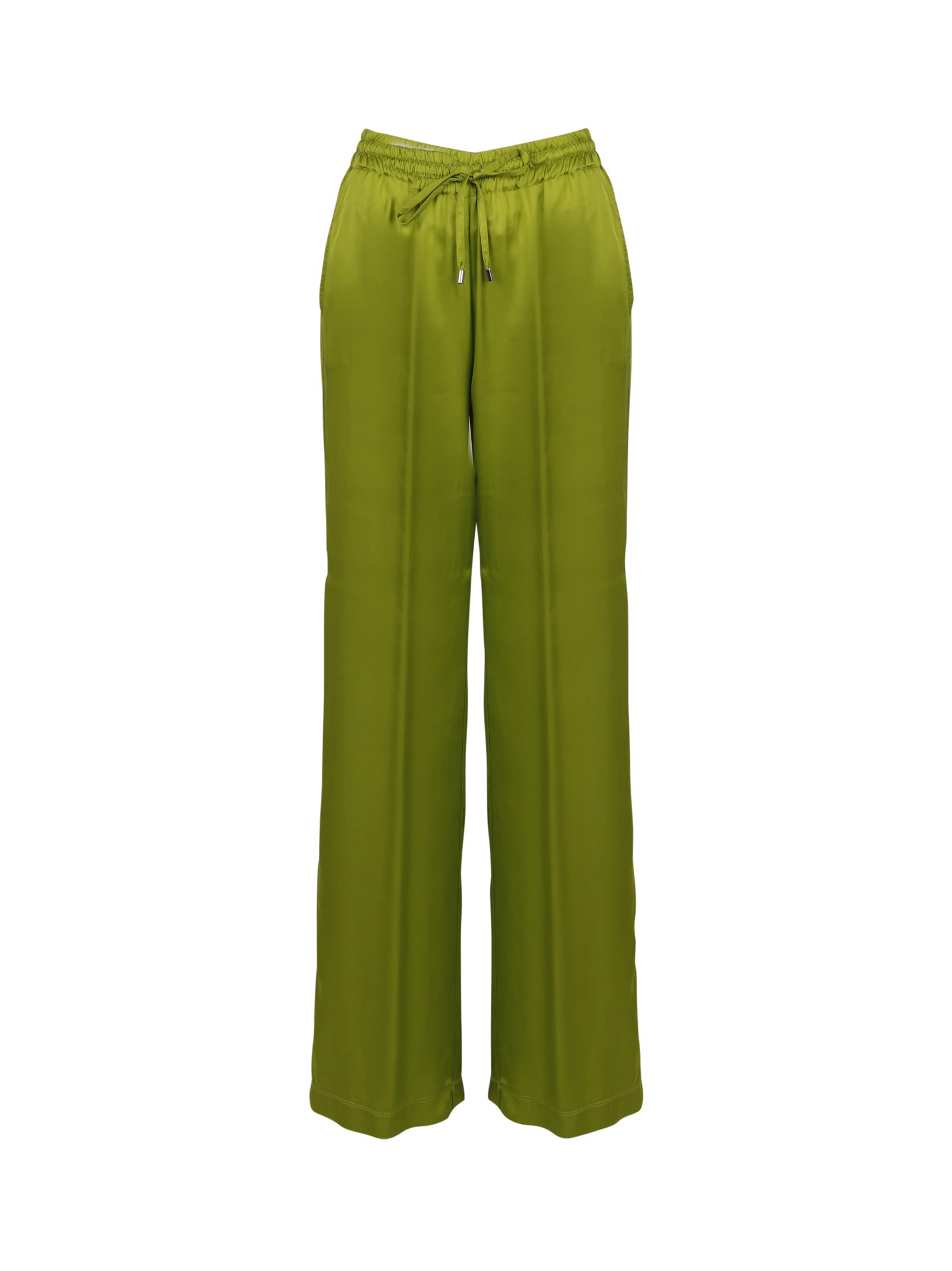 Ermanno Firenze High-waisted Flared Track Pants