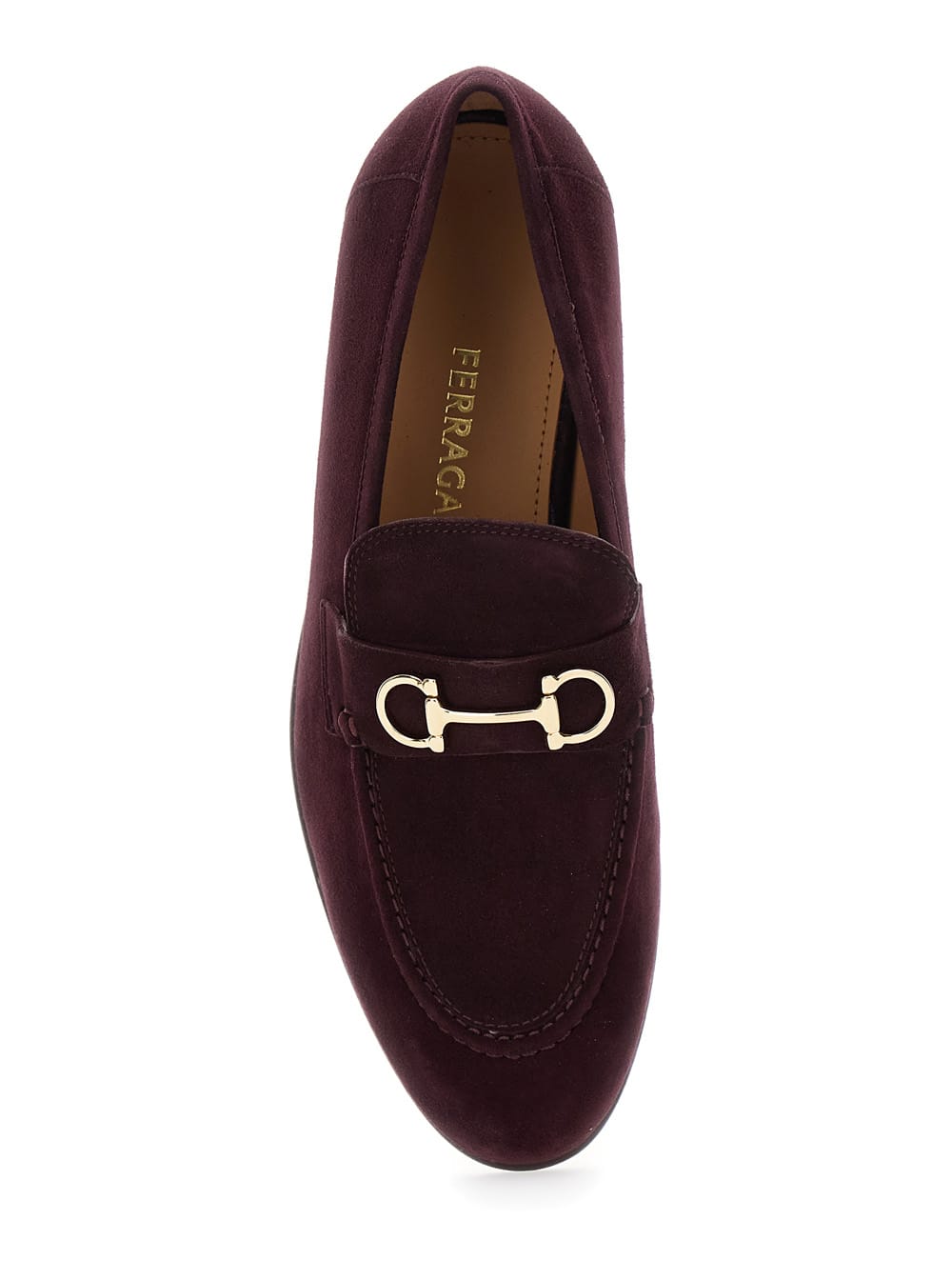 Ferragamo Mocassino Heel 1.0 Low (2 - In Burgundy