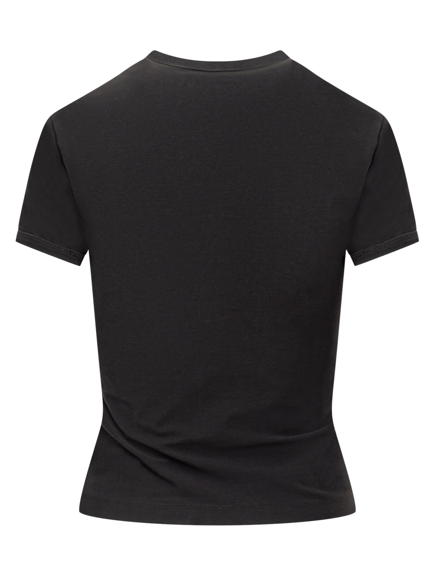 Shop Diesel T-shirt With Logo In Nero