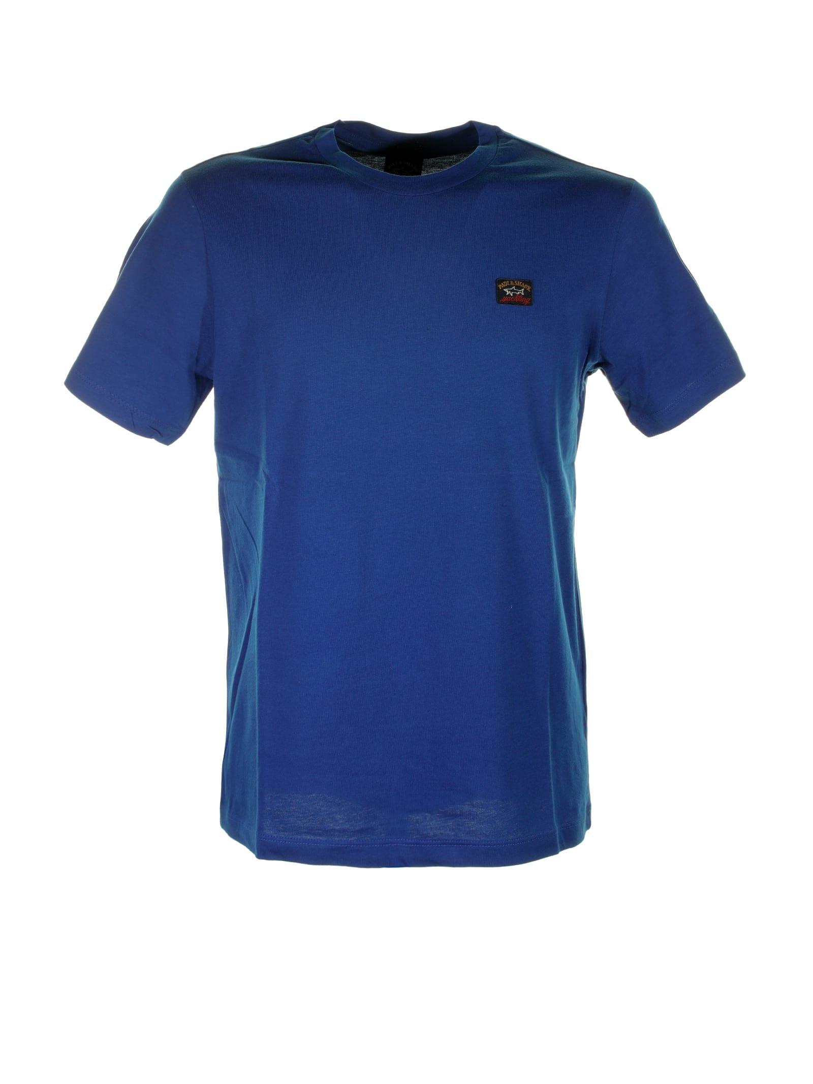 Shop Paul&amp;shark Blue T-shirt With Logo