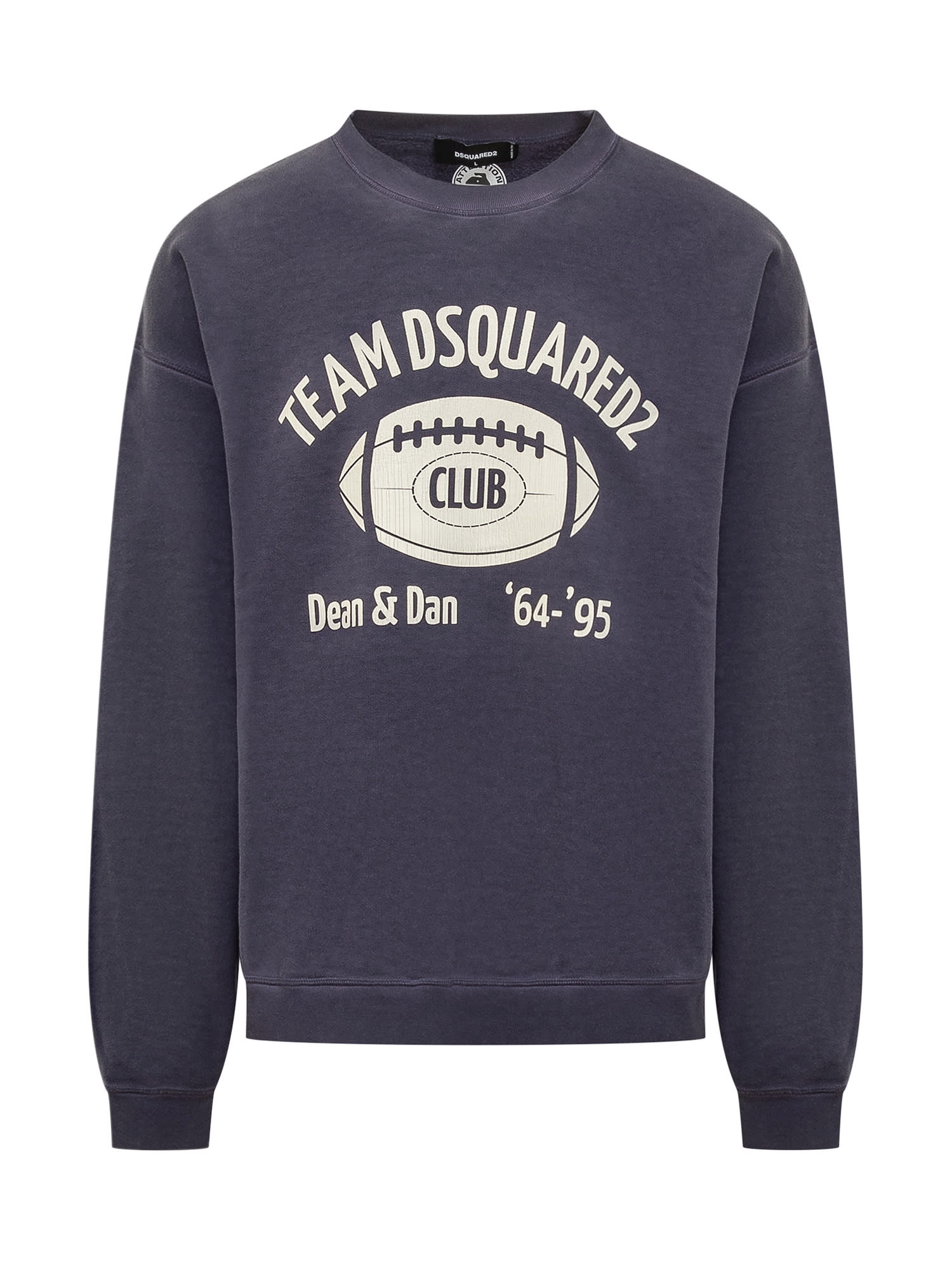 Shop Dsquared2 Relax Fit Sweatshirt In Blue