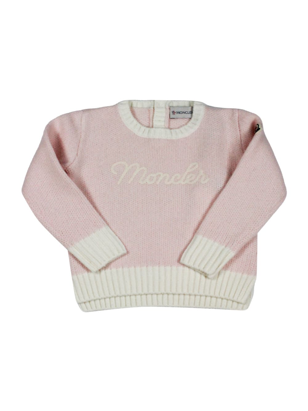 Shop Moncler Sweater In Pink