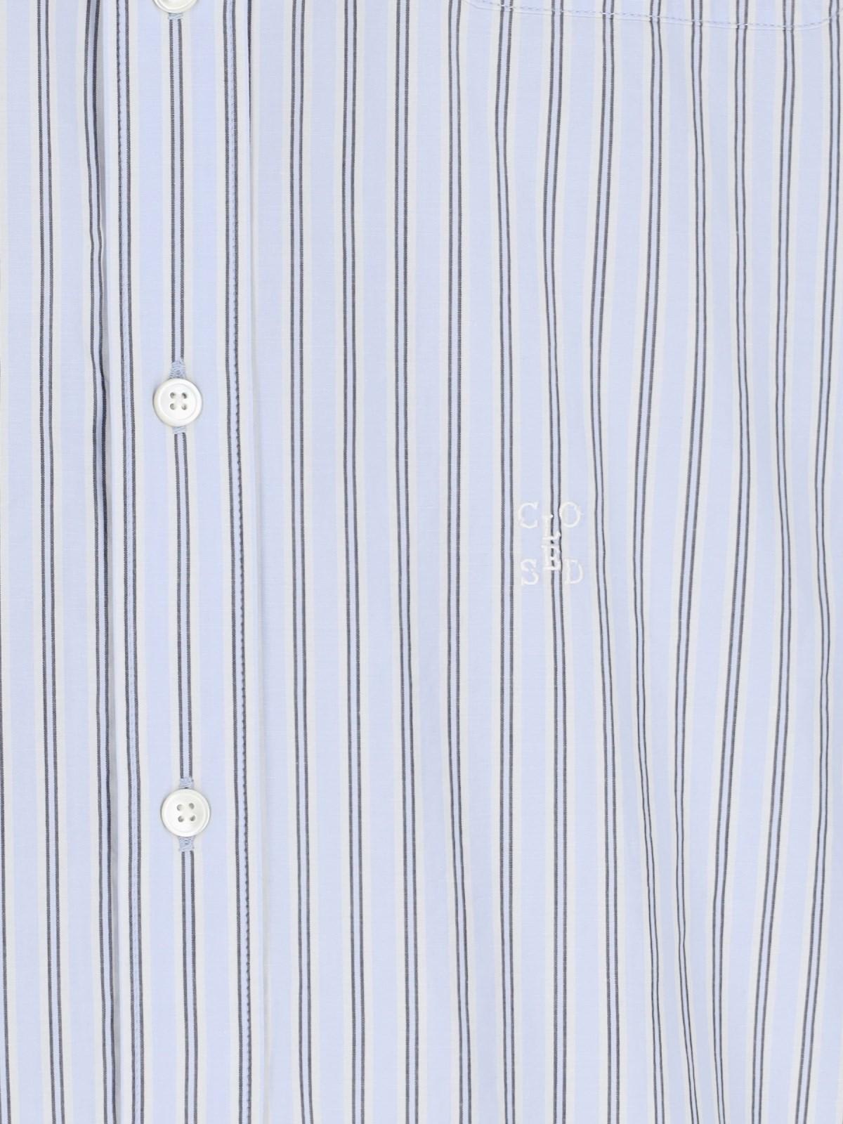 Shop Closed Striped Shirt In Blue