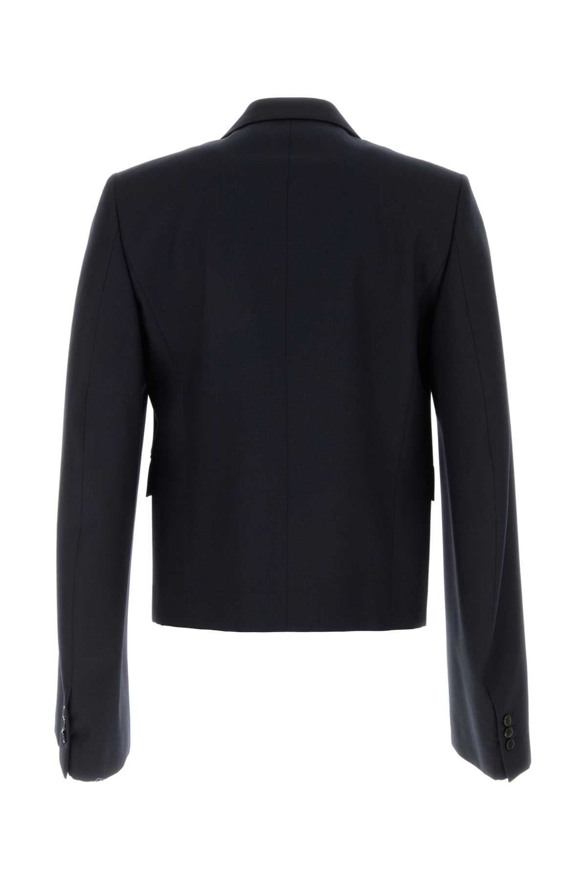 Loewe Giacca In Lana Blu Notte Uomo In Navyblu