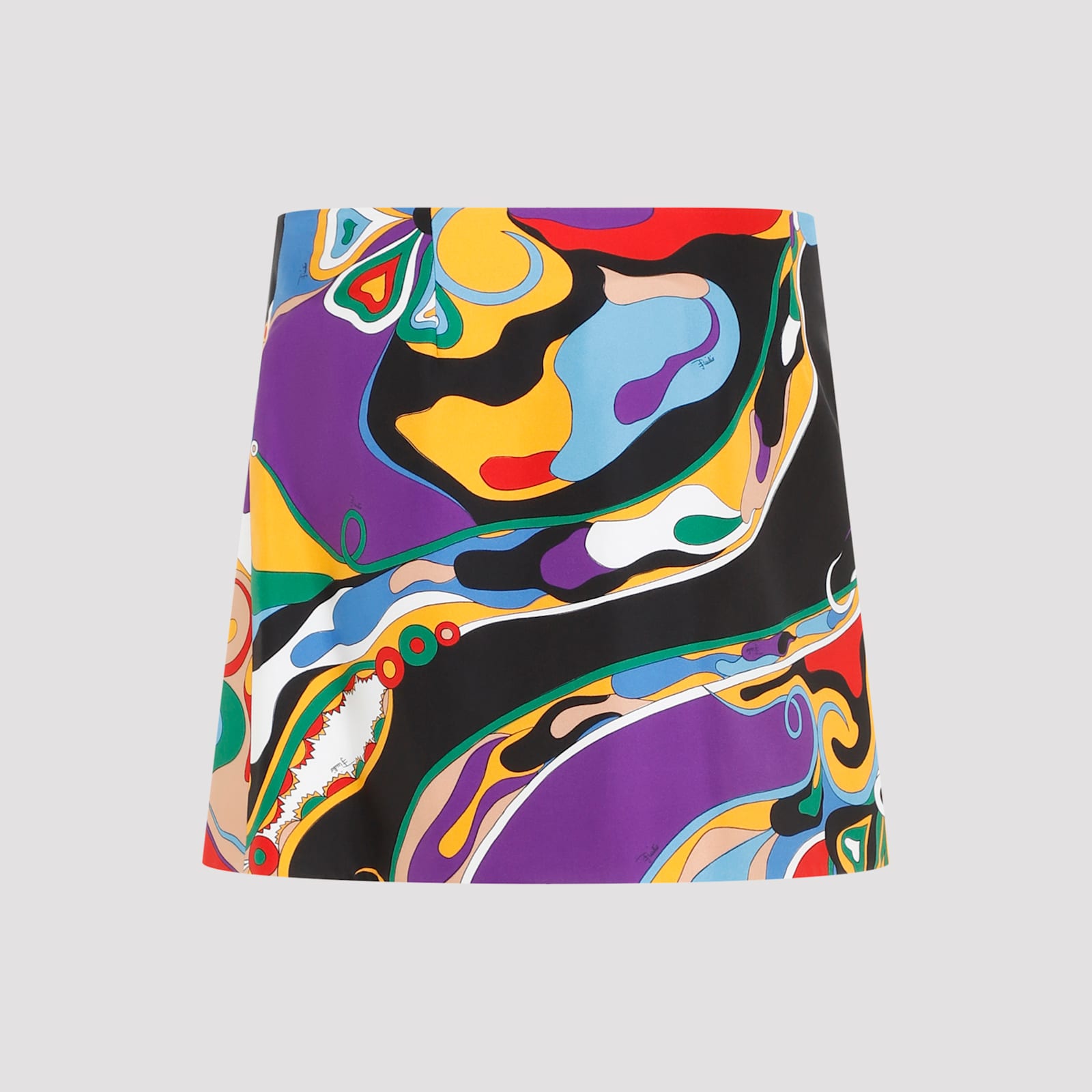 Shop Pucci Skirt In Viola Rosso