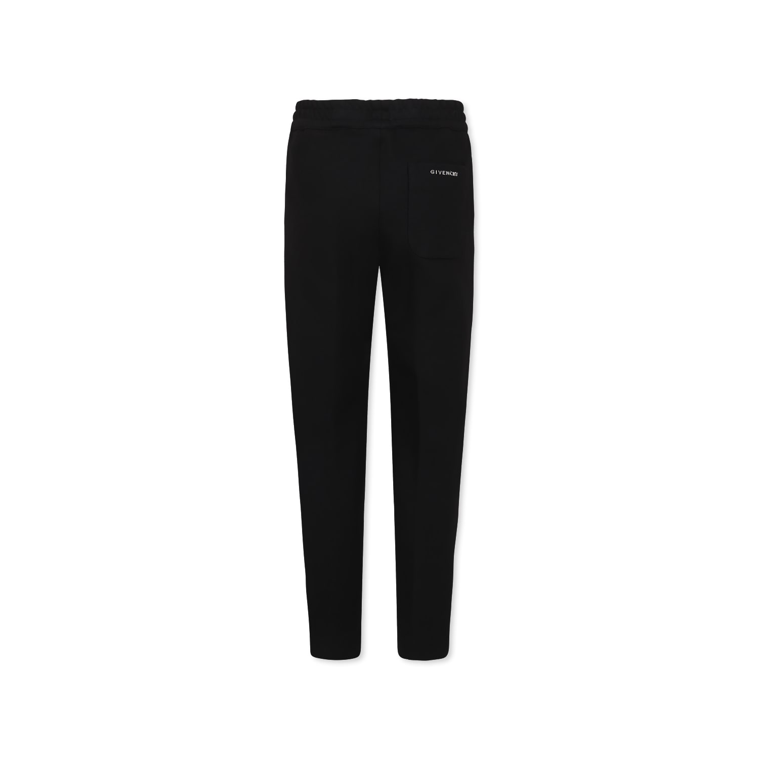 Givenchy Black Trousers For Boy With Logo In Black