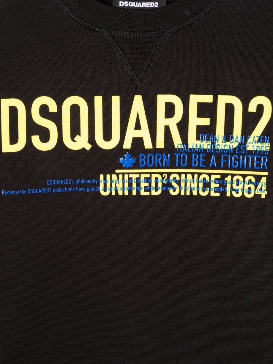 Dsquared2 Relax Felpa In Black