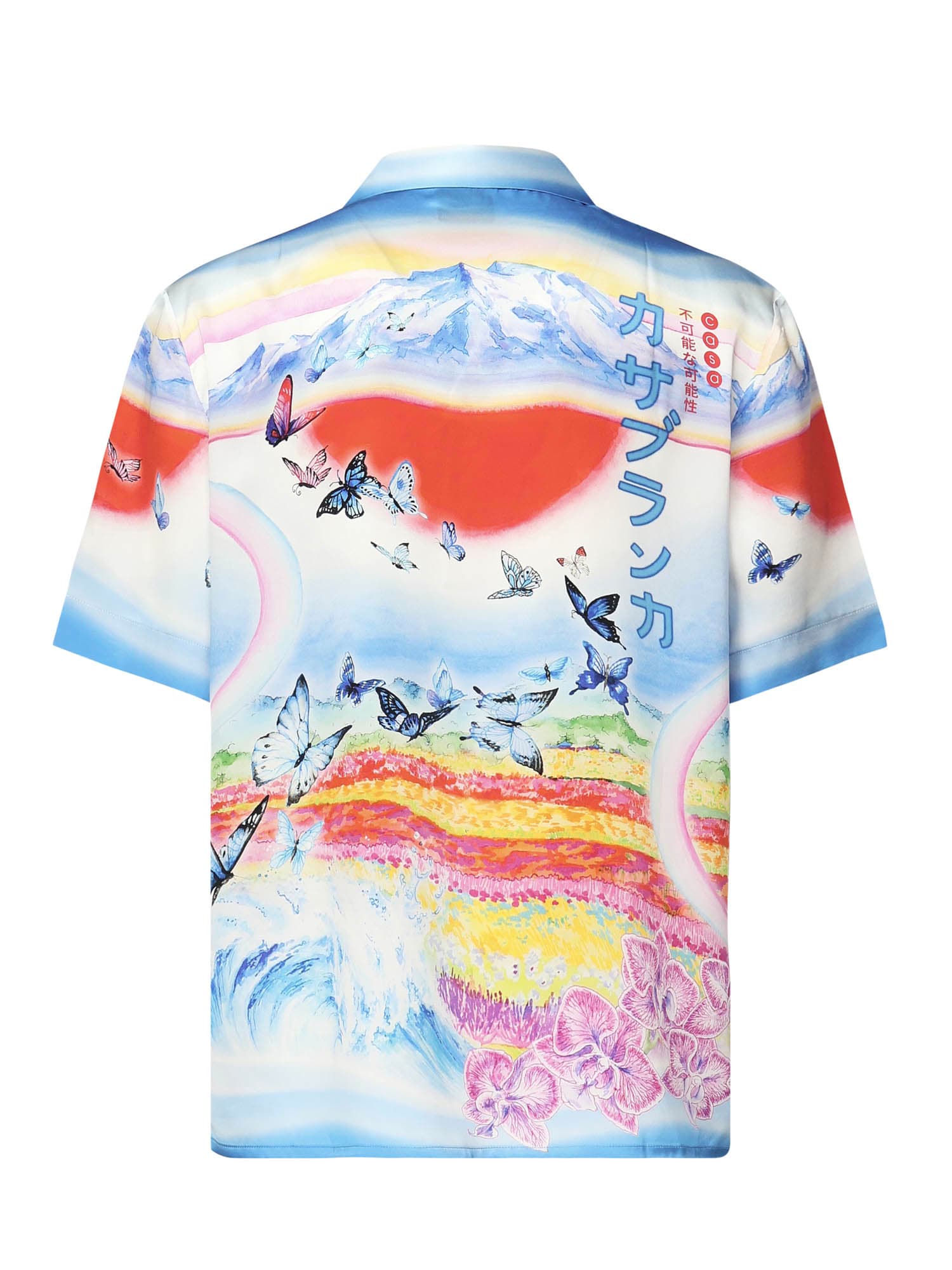 Casablanca Graphic Short-sleeve Shirt In Multi