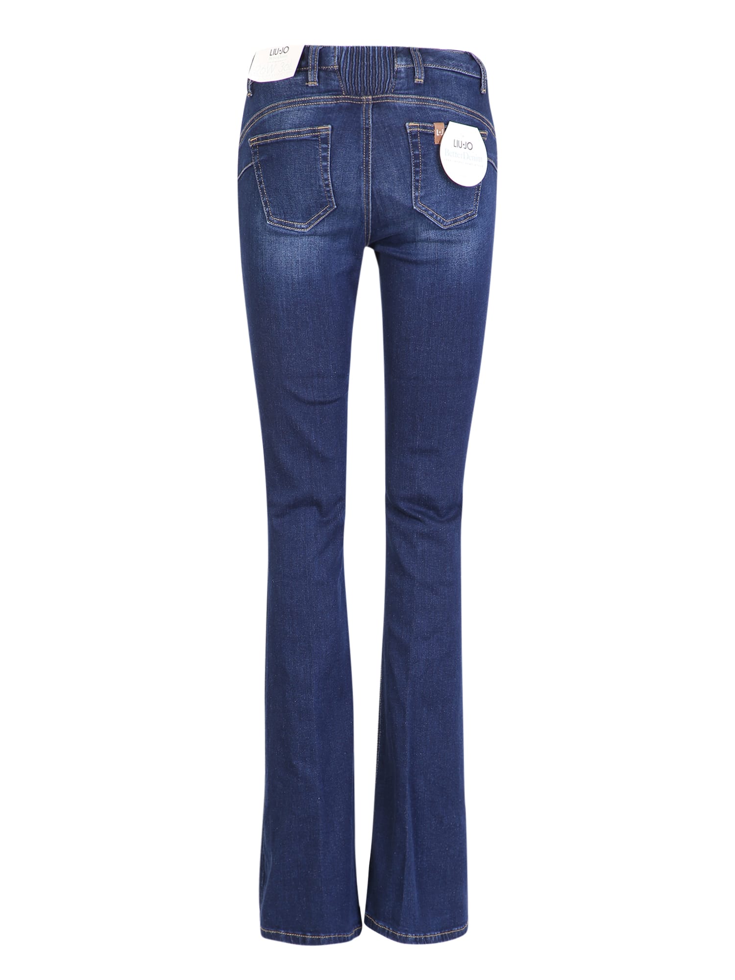 Shop Liu •jo Liu Jo Blue Parfait Flare Jeans