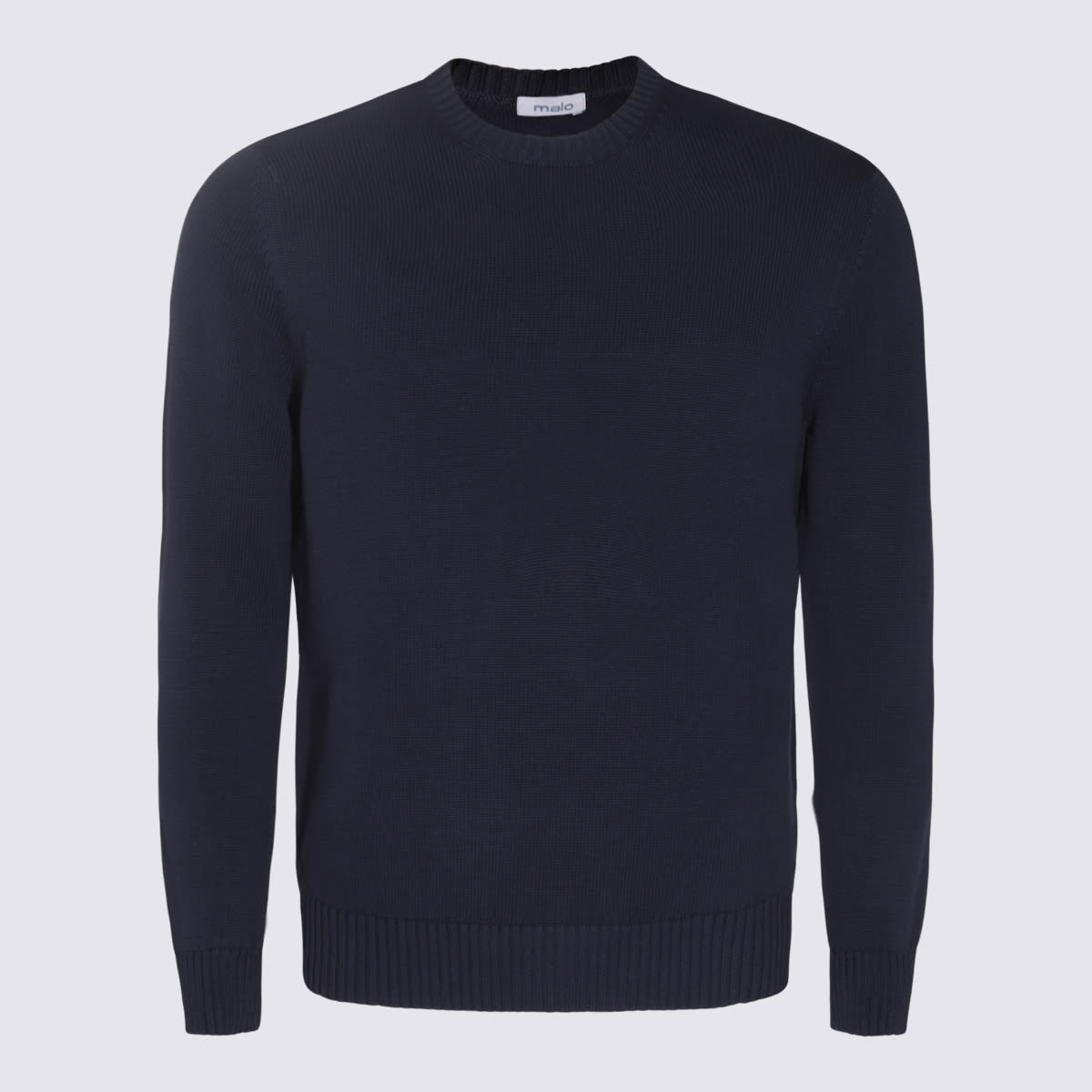 Blue Cotton Knitwear