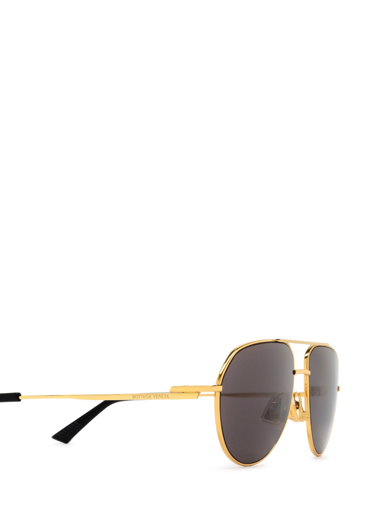 Shop Bottega Veneta Bv1302s Gold Sunglasses