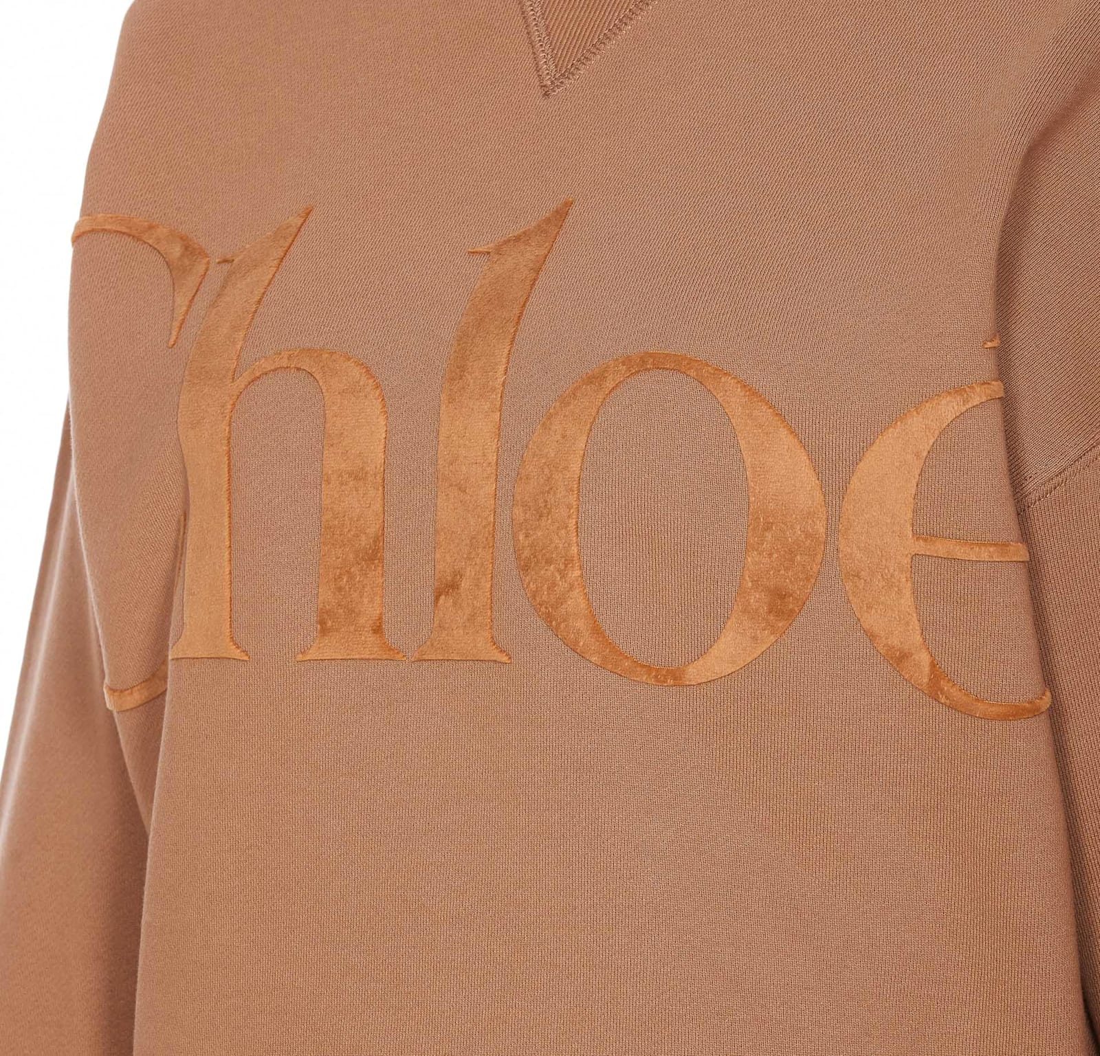 Shop Chloé Jh05 Sweatshirt In Beige