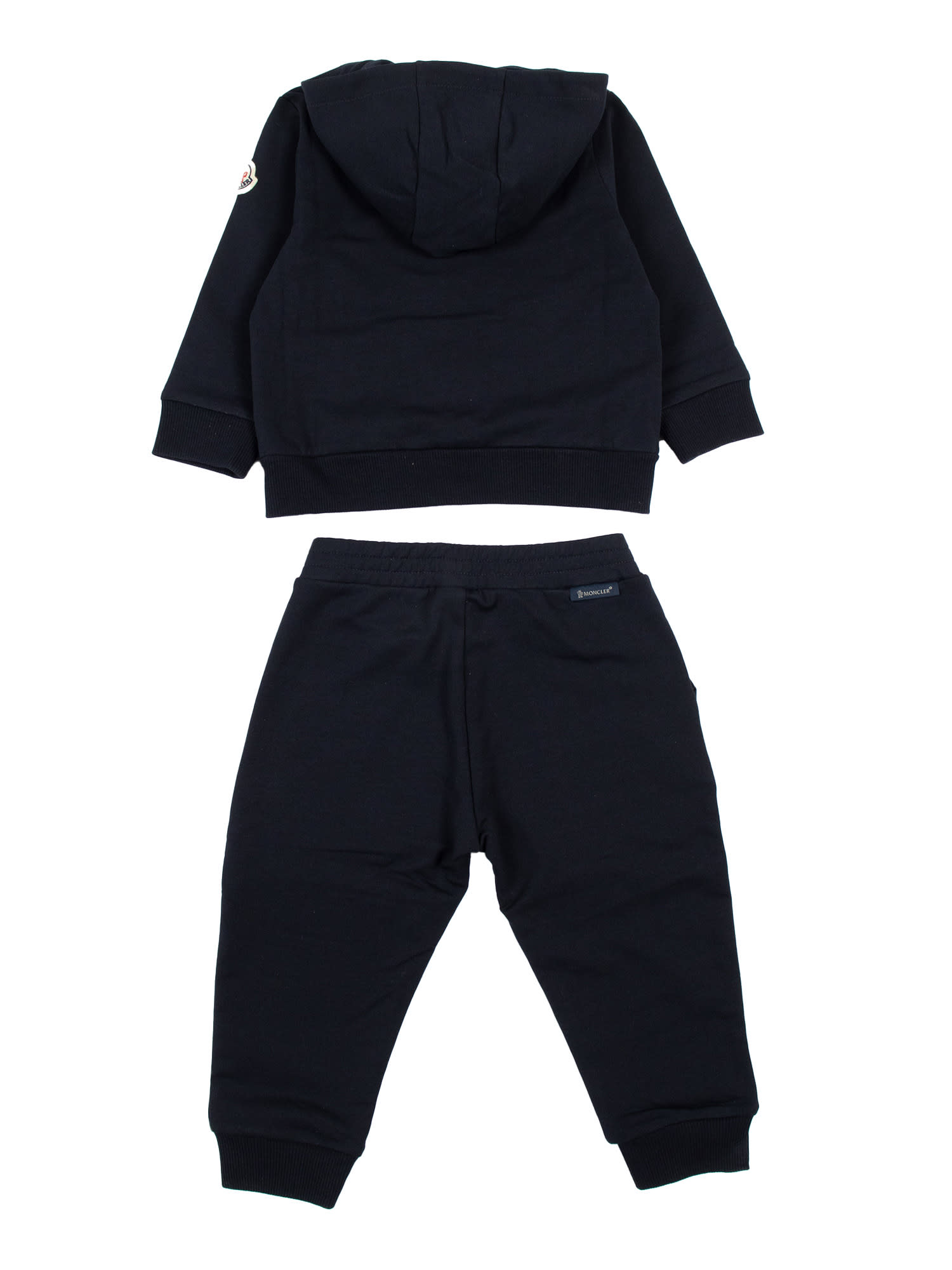 Moncler Knitwear Clothing Ensemble In Blue