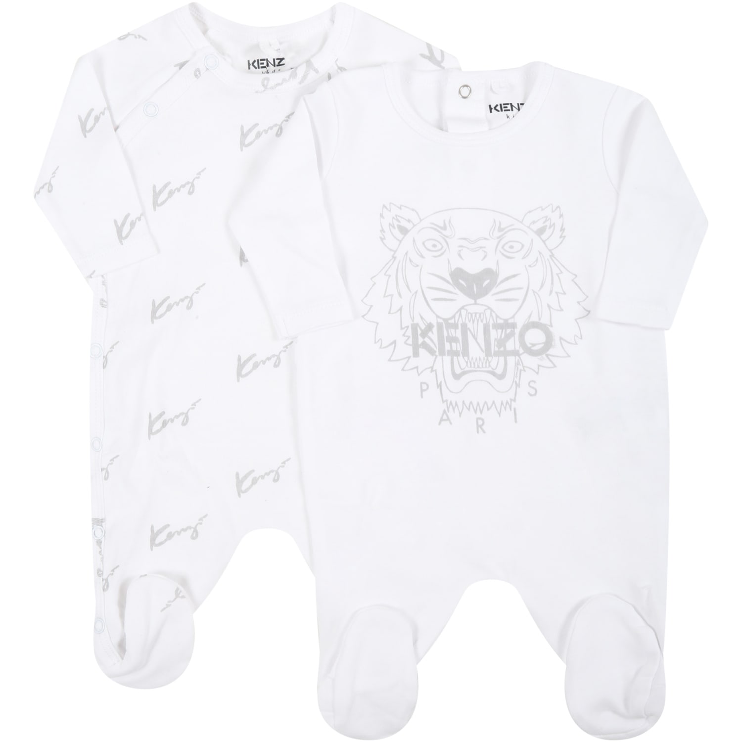 Kenzo Kids White Set For Baby Kids